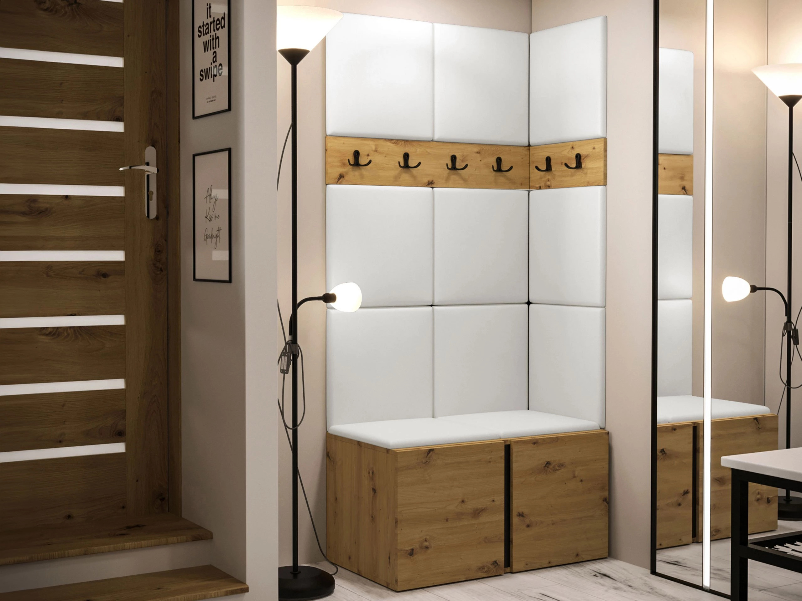 Hallway set Pinis I (Eco-leather Soft 017)
