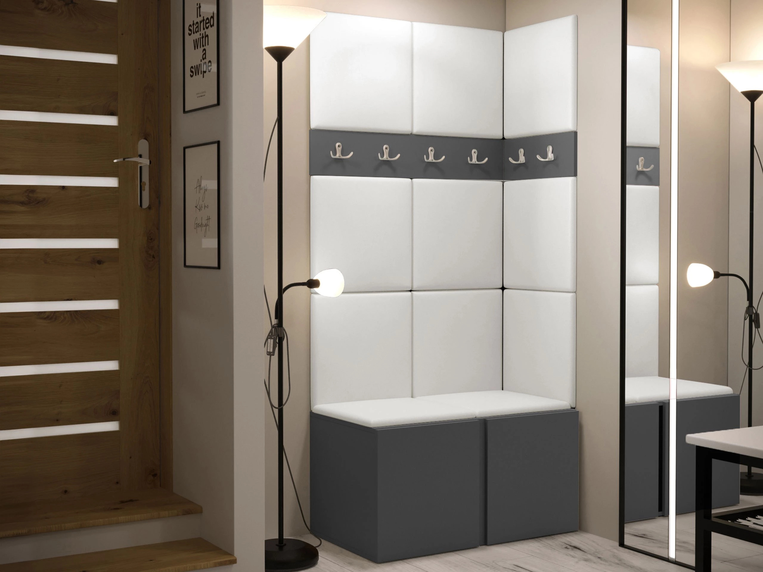 Hallway set Pinis I (Eco-leather Soft 017)