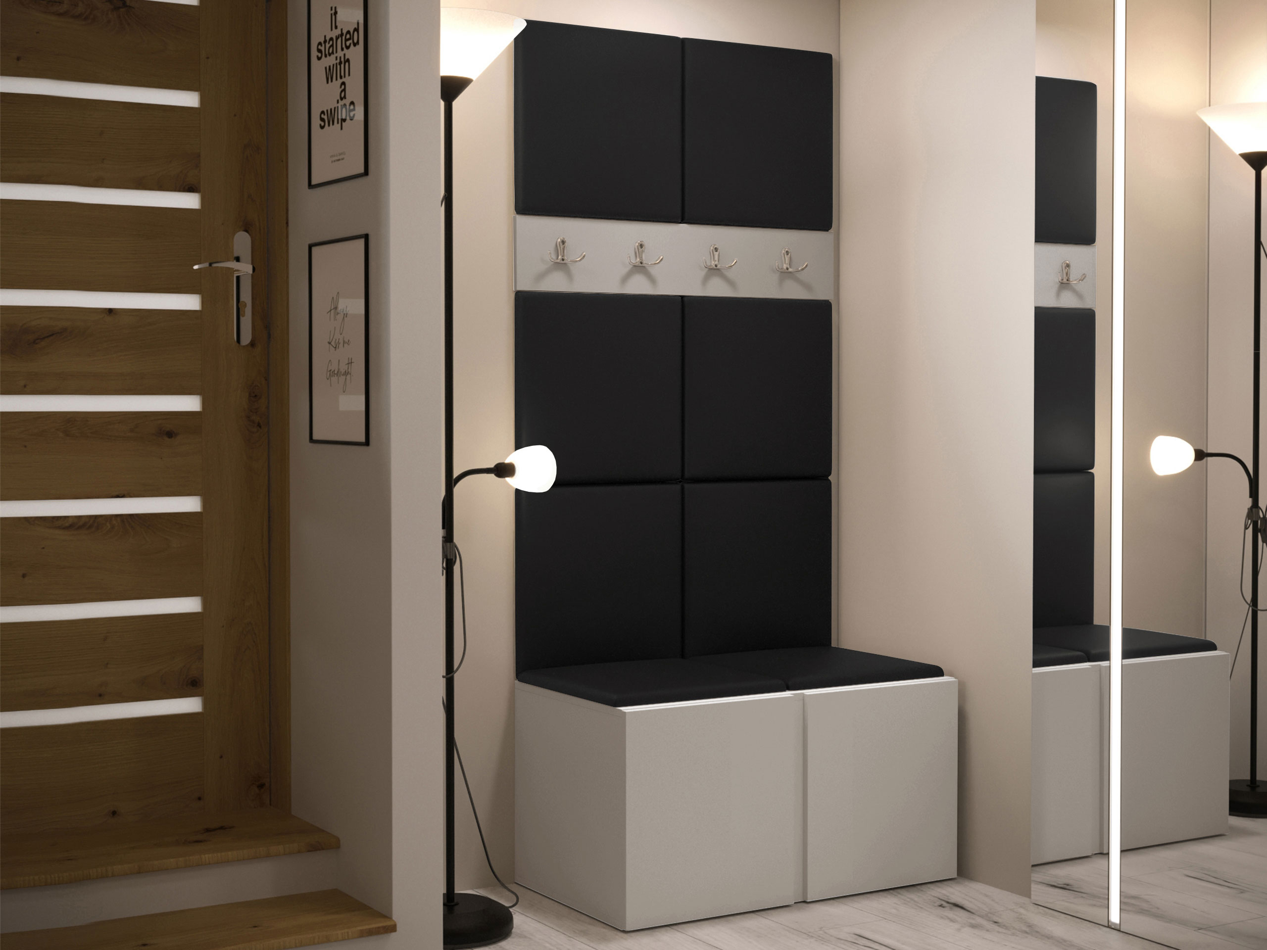 Hallway set Pinis IV (Eco-leather Soft 011)