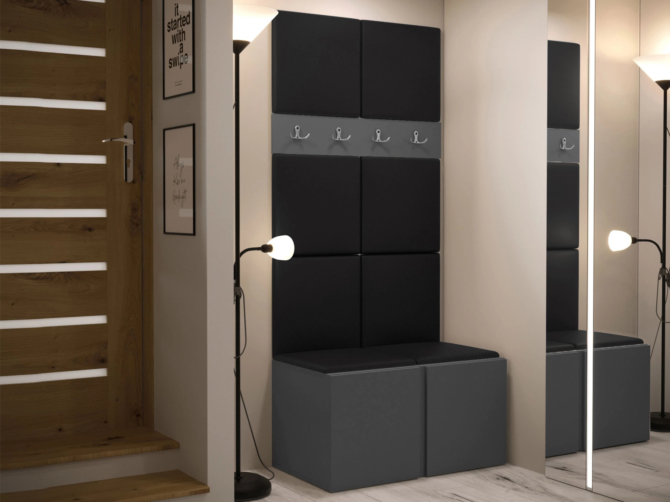 Hallway set Pinis IV (Eco-leather Soft 011)