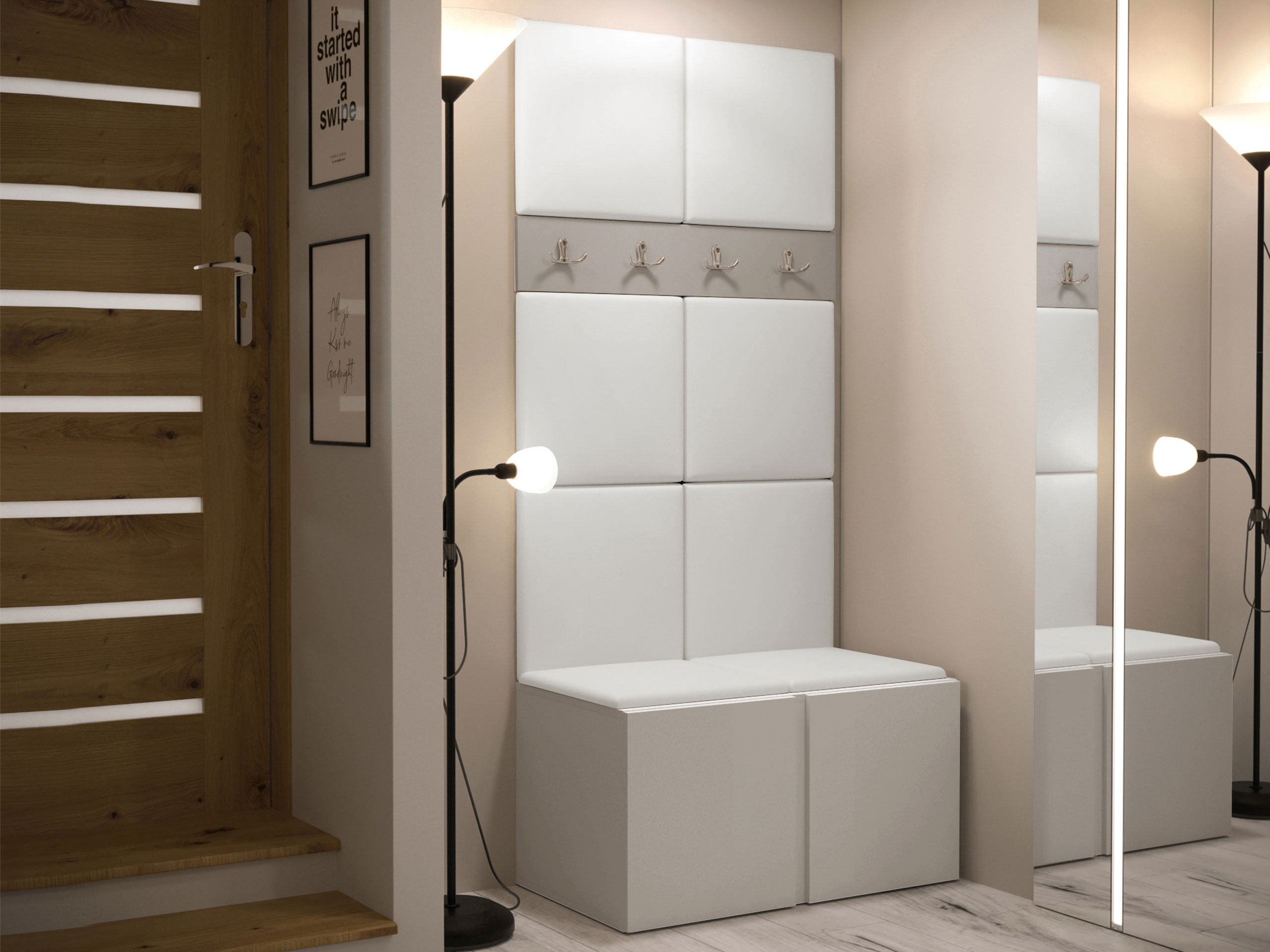 Hallway set Pinis IV (Eco-leather Soft 017)