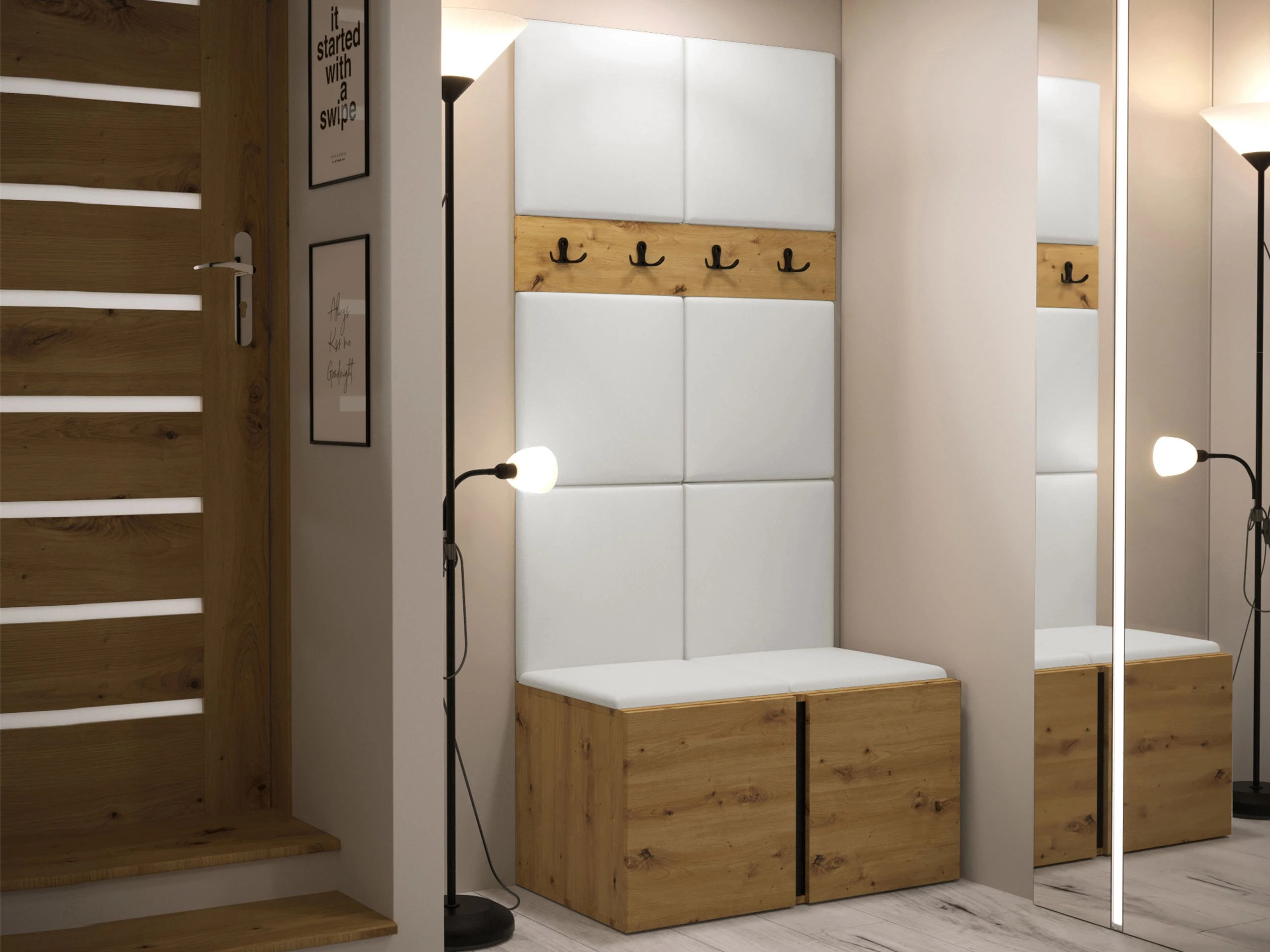 Hallway set Pinis IV (Eco-leather Soft 017)