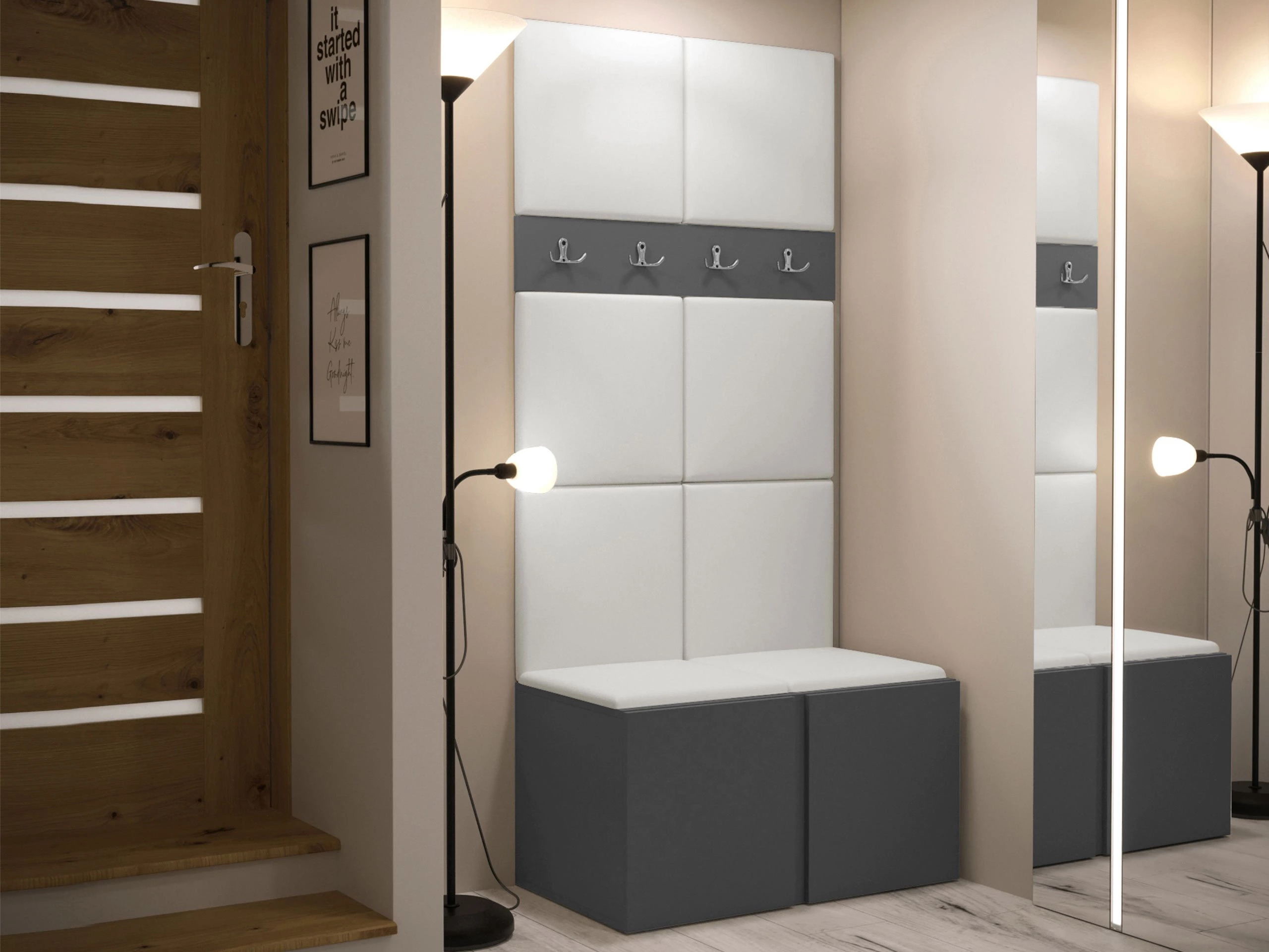 Hallway set Pinis IV (Eco-leather Soft 017)