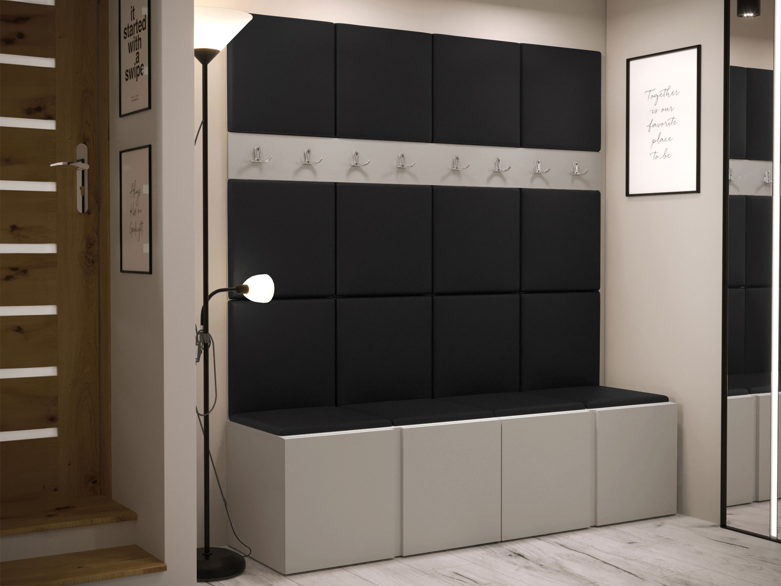 Hallway set Pinis V (Eco-leather Soft 011)