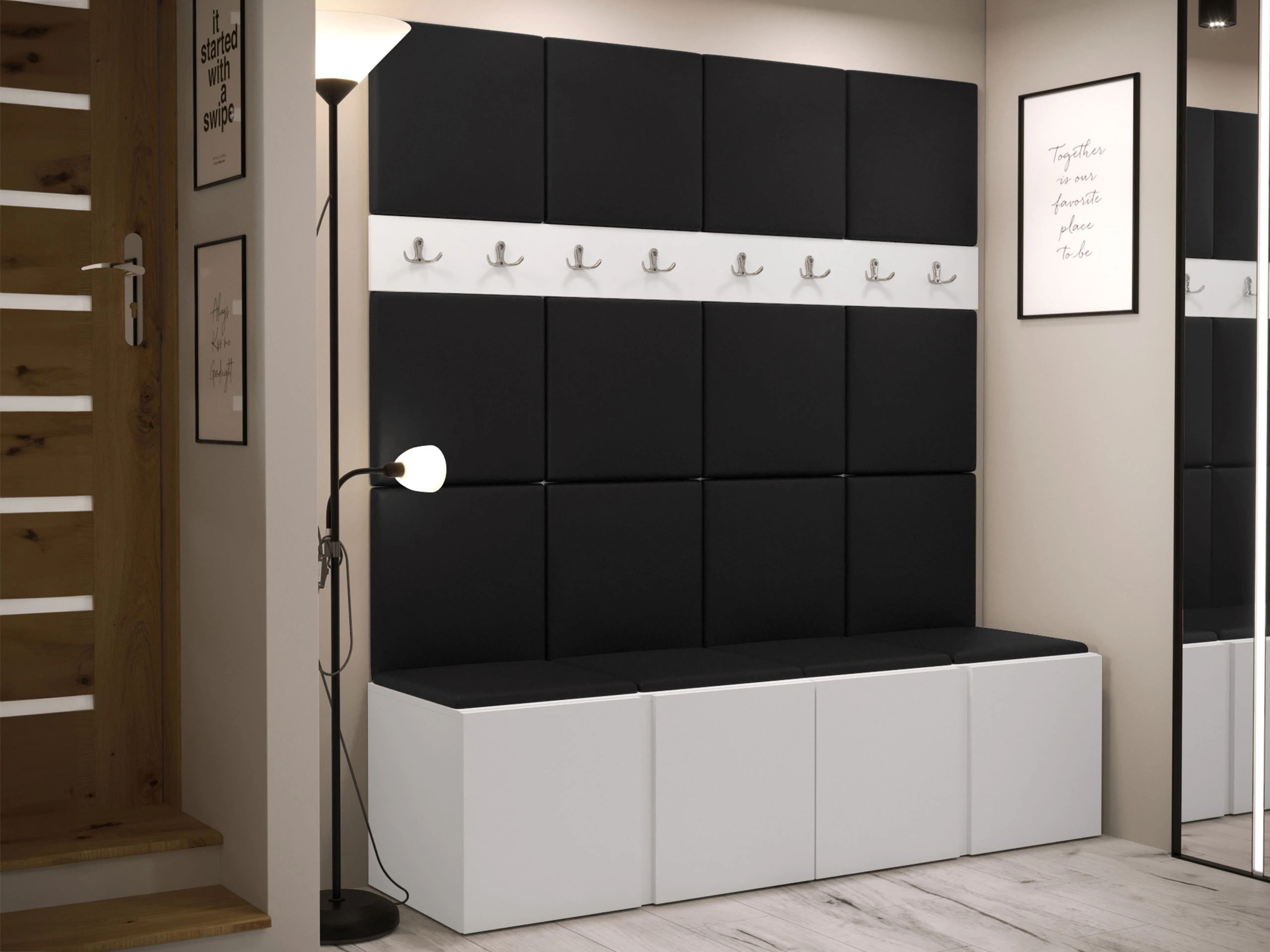 Hallway set Pinis V (Eco-leather Soft 011)