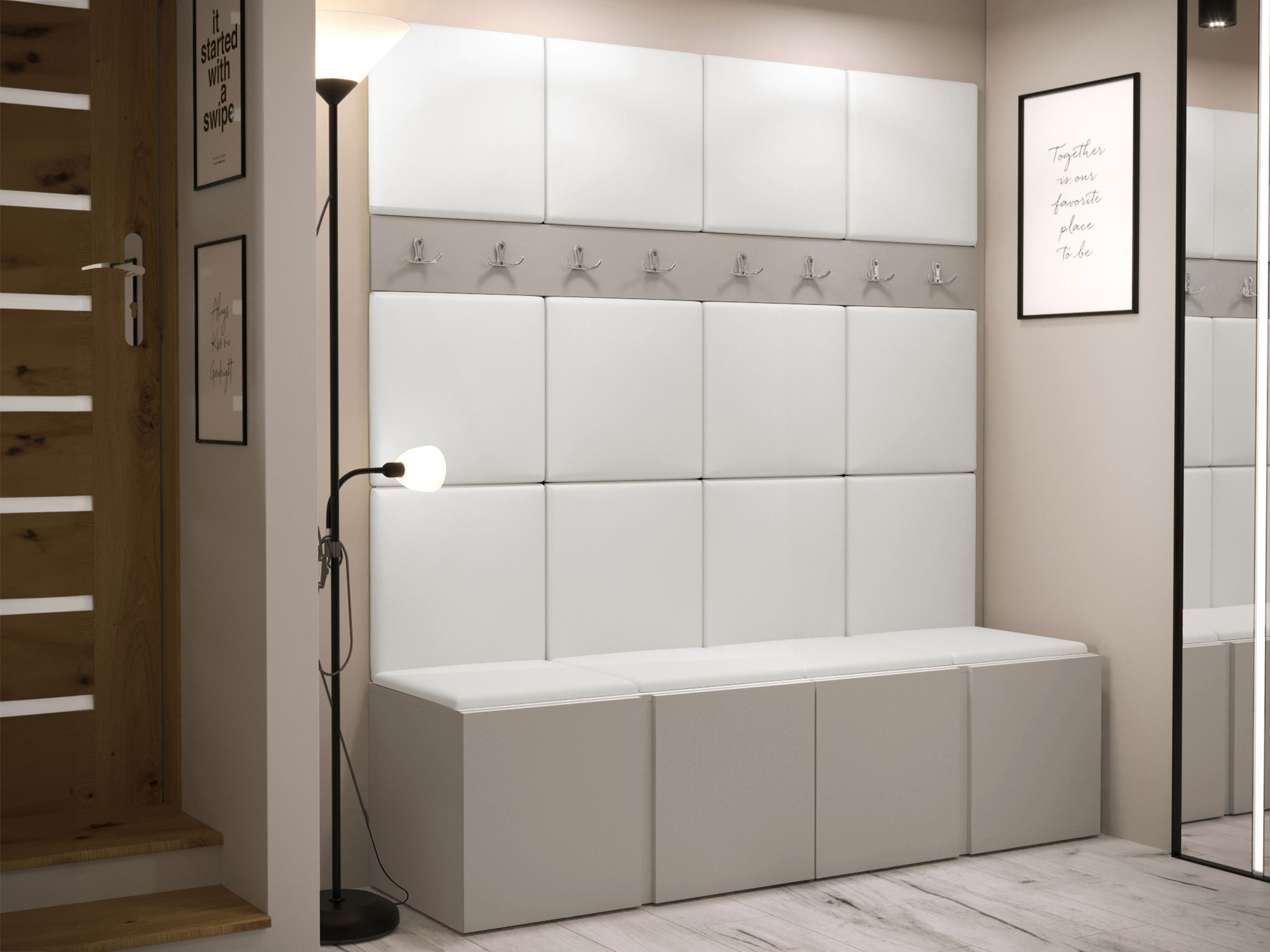 Hallway set Pinis V (Eco-leather Soft 017)