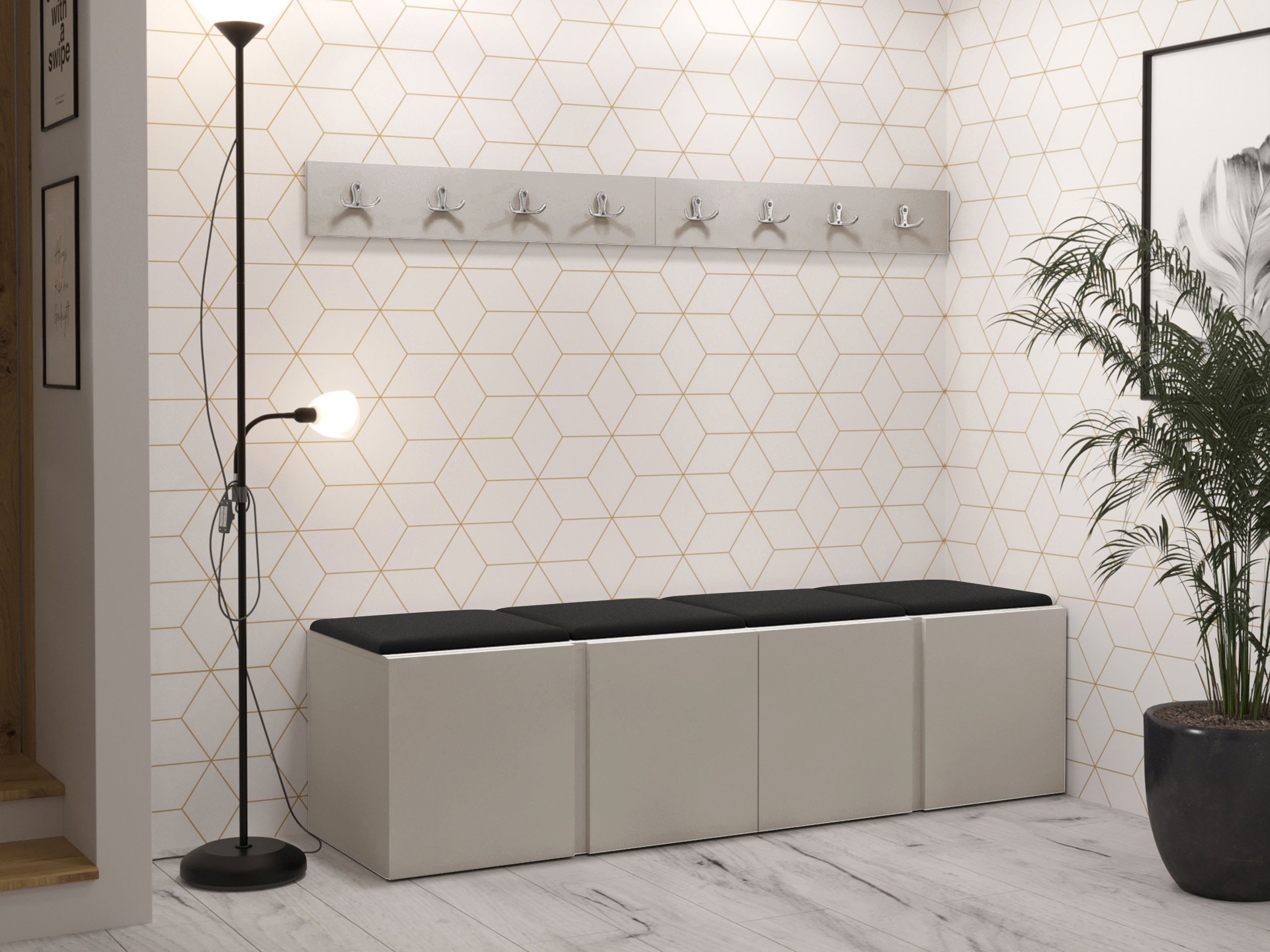 Hallway set Pinis VII (Eco-leather Soft 011)