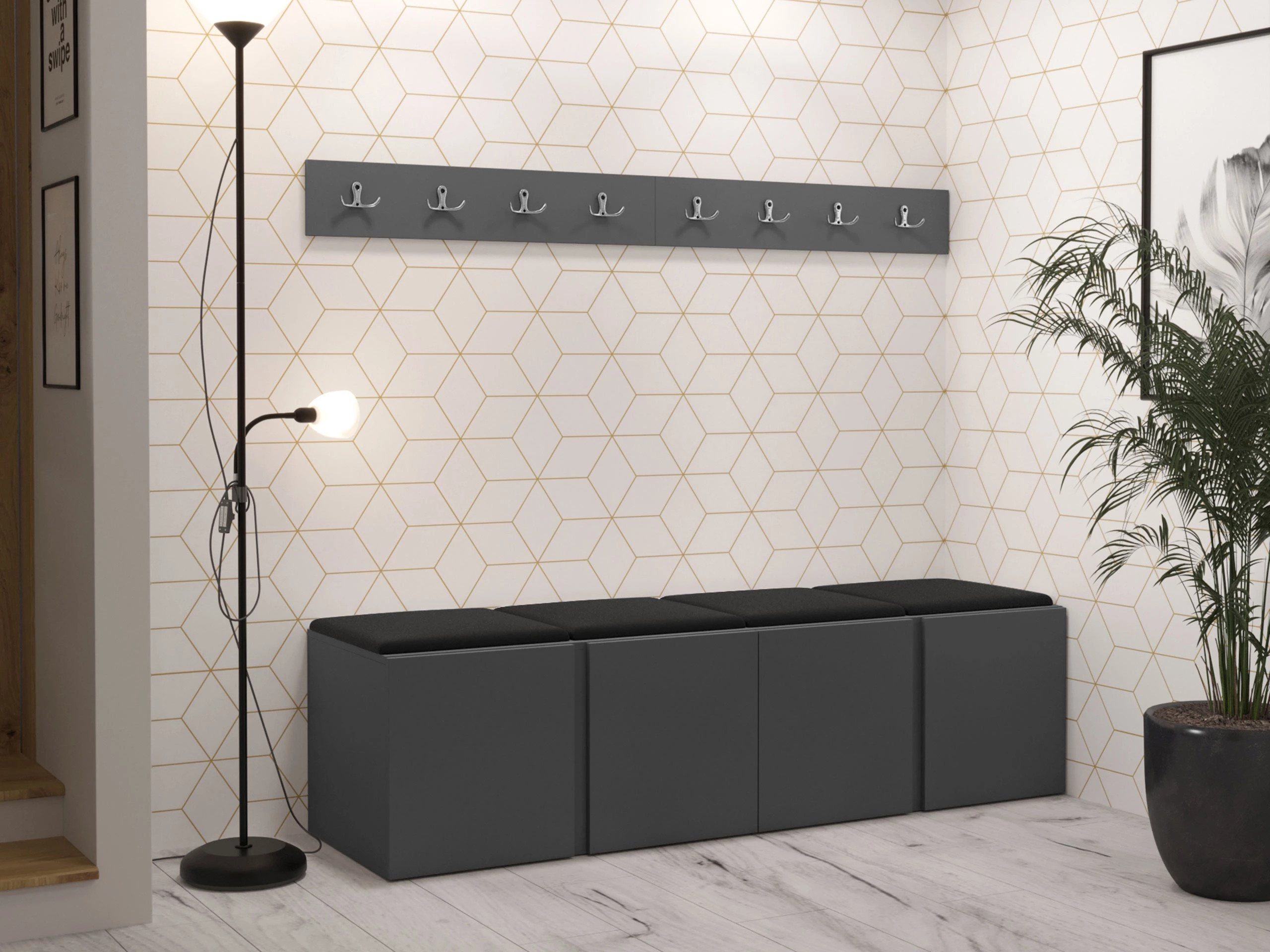 Hallway set Pinis VII (Eco-leather Soft 011)