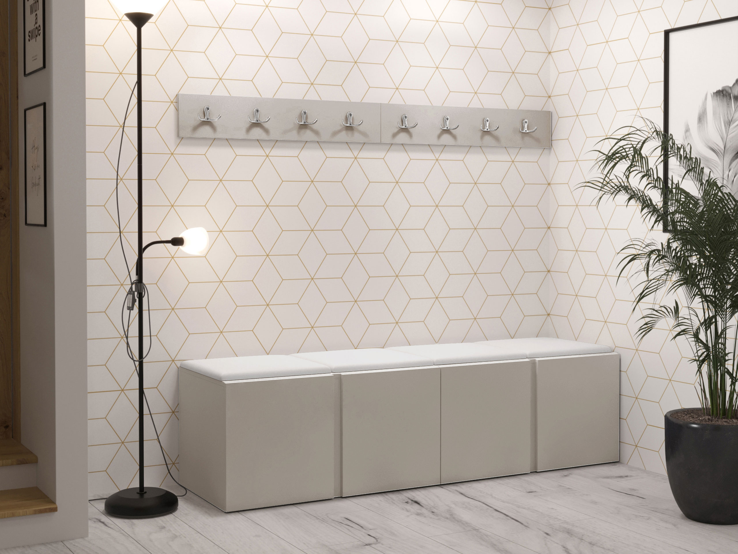 Hallway set Pinis VII (Eco-leather Soft 017)