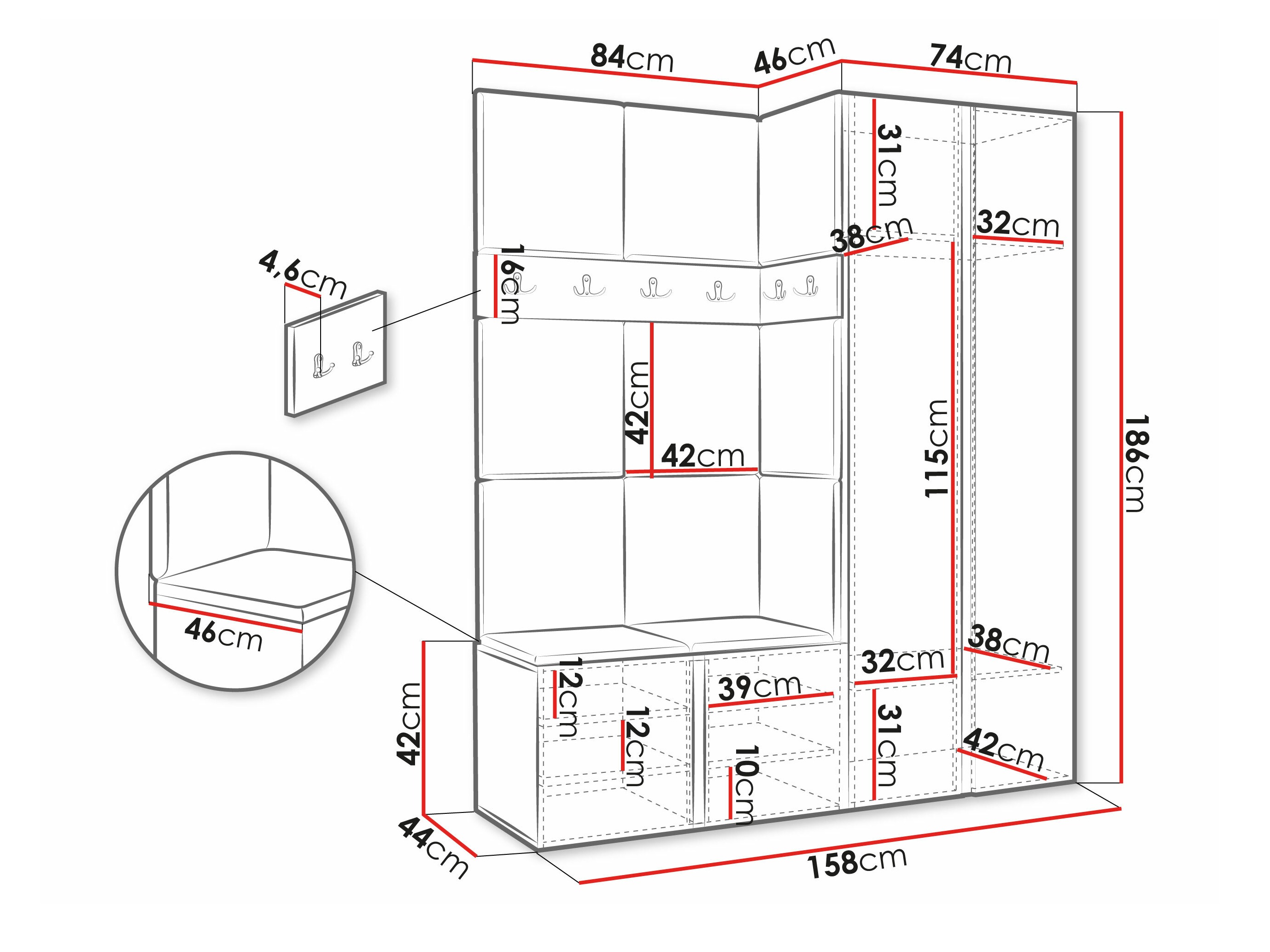 Hallway set Pinis X (Polo 897)