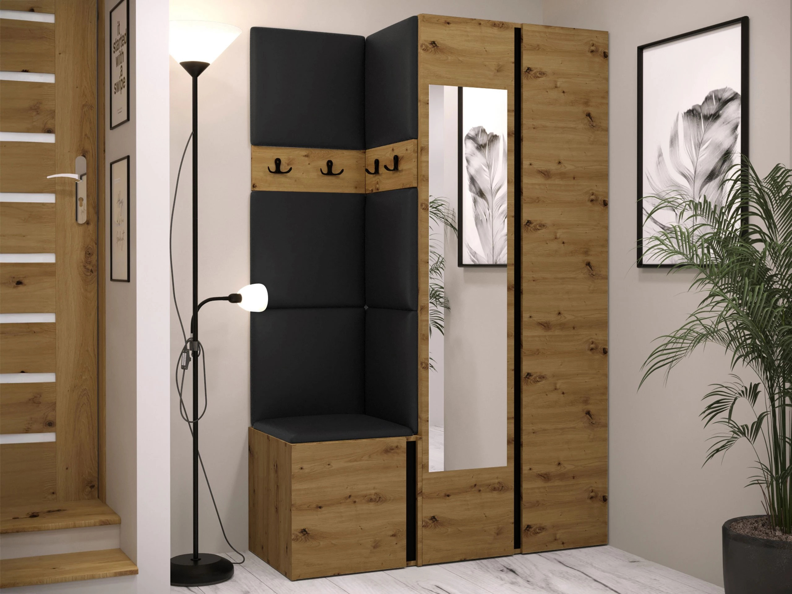 Hallway set Pinis XXVI (Eco-leather Soft 011)