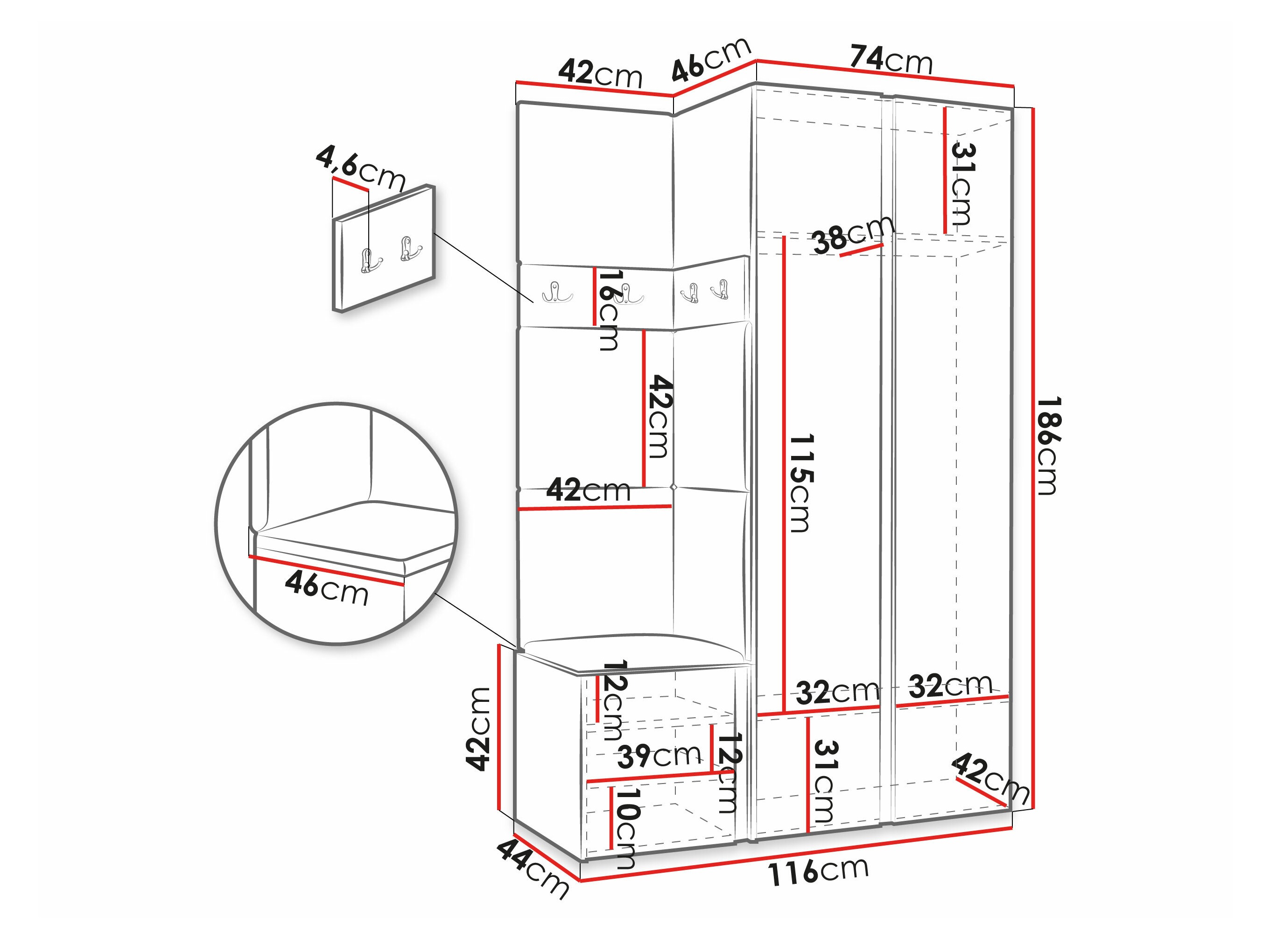 Hallway set Pinis XXVI (Polo 894)