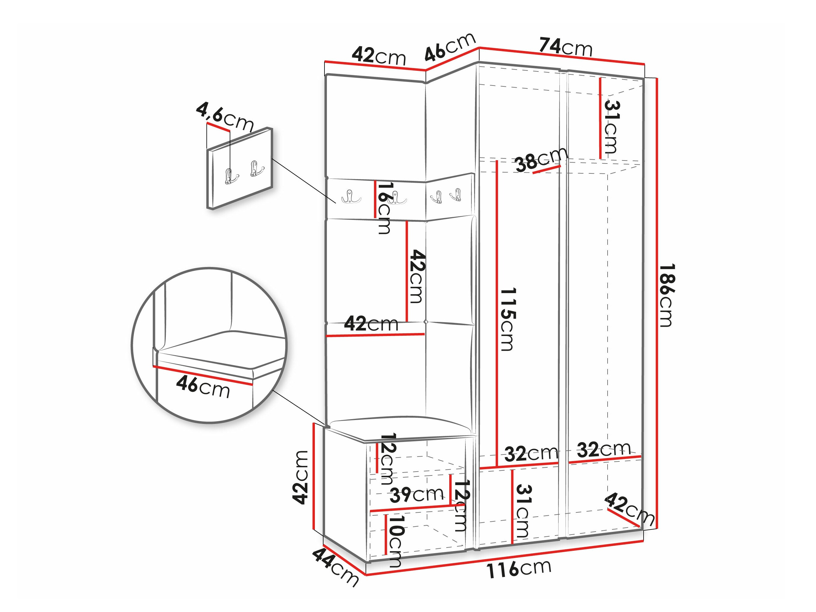 Hallway set Pinis XXVI (Polo 894)