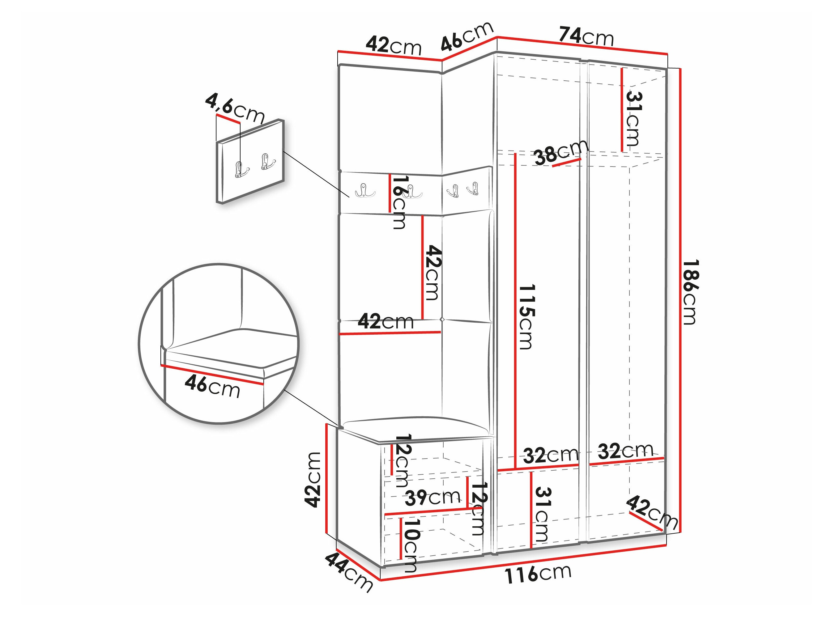 Hallway set Pinis XXVI (Polo 894)
