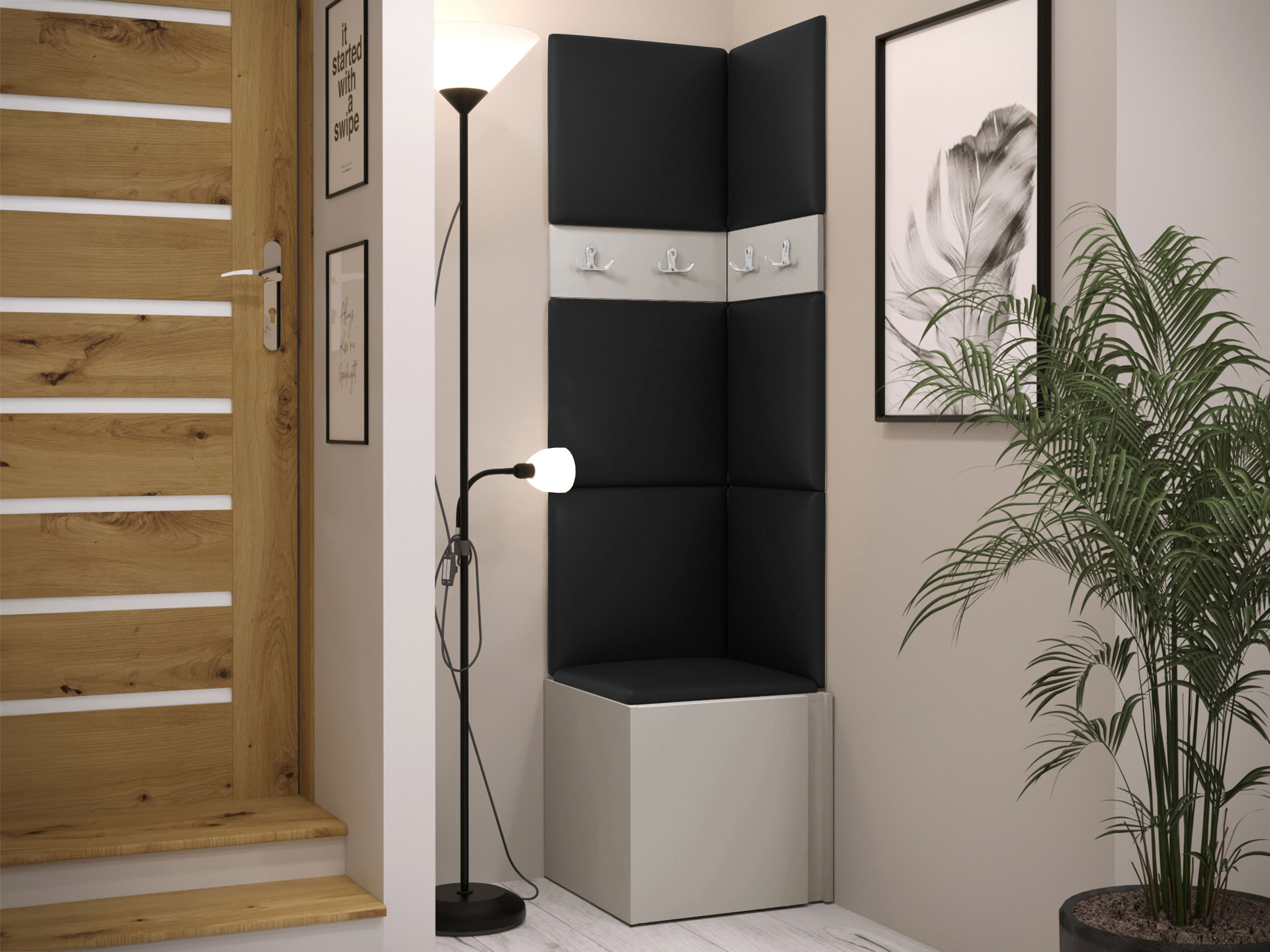 Hallway set Pinis XXI (Eco-leather Soft 011)