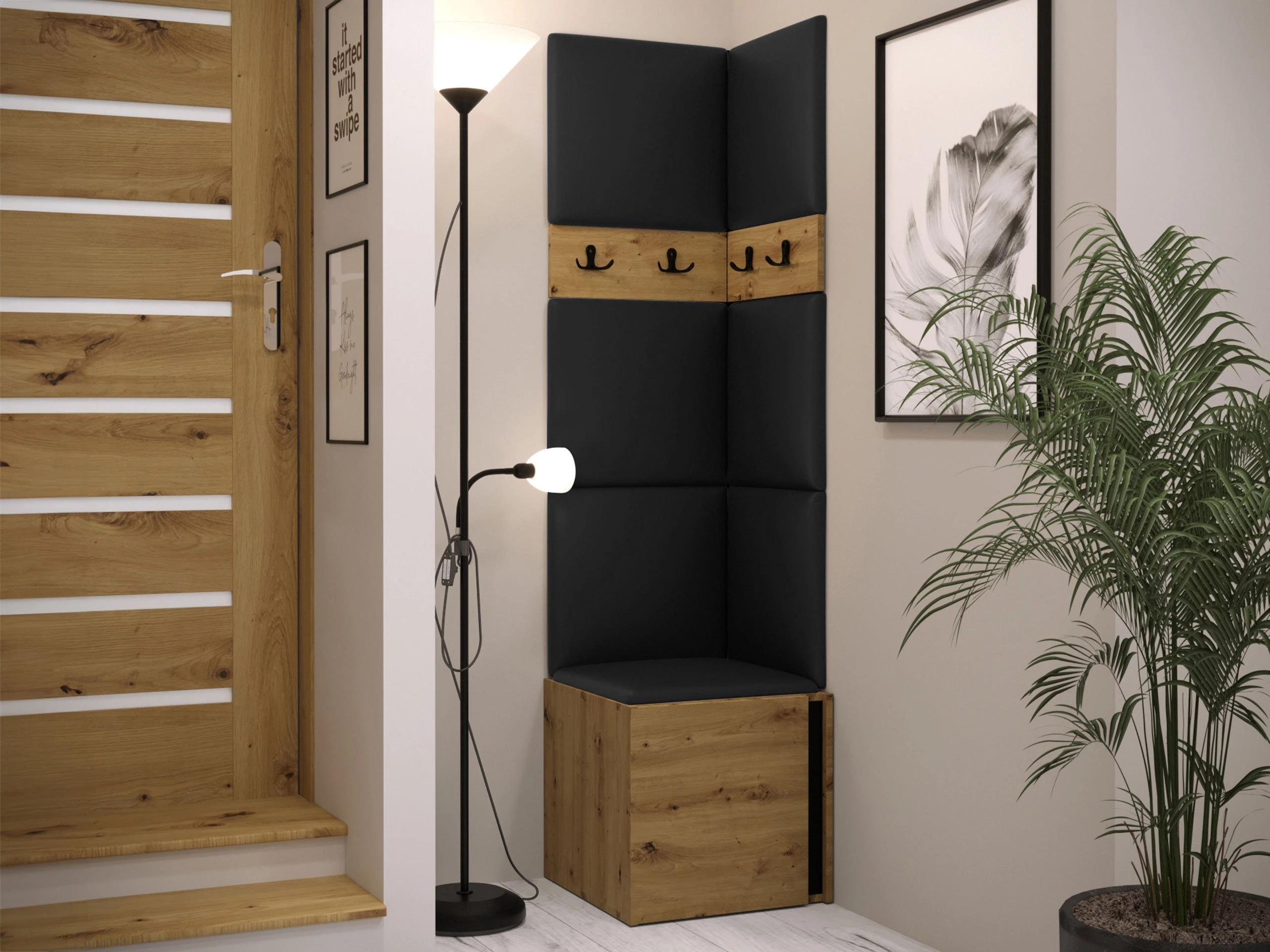 Hallway set Pinis XXI (Eco-leather Soft 011)