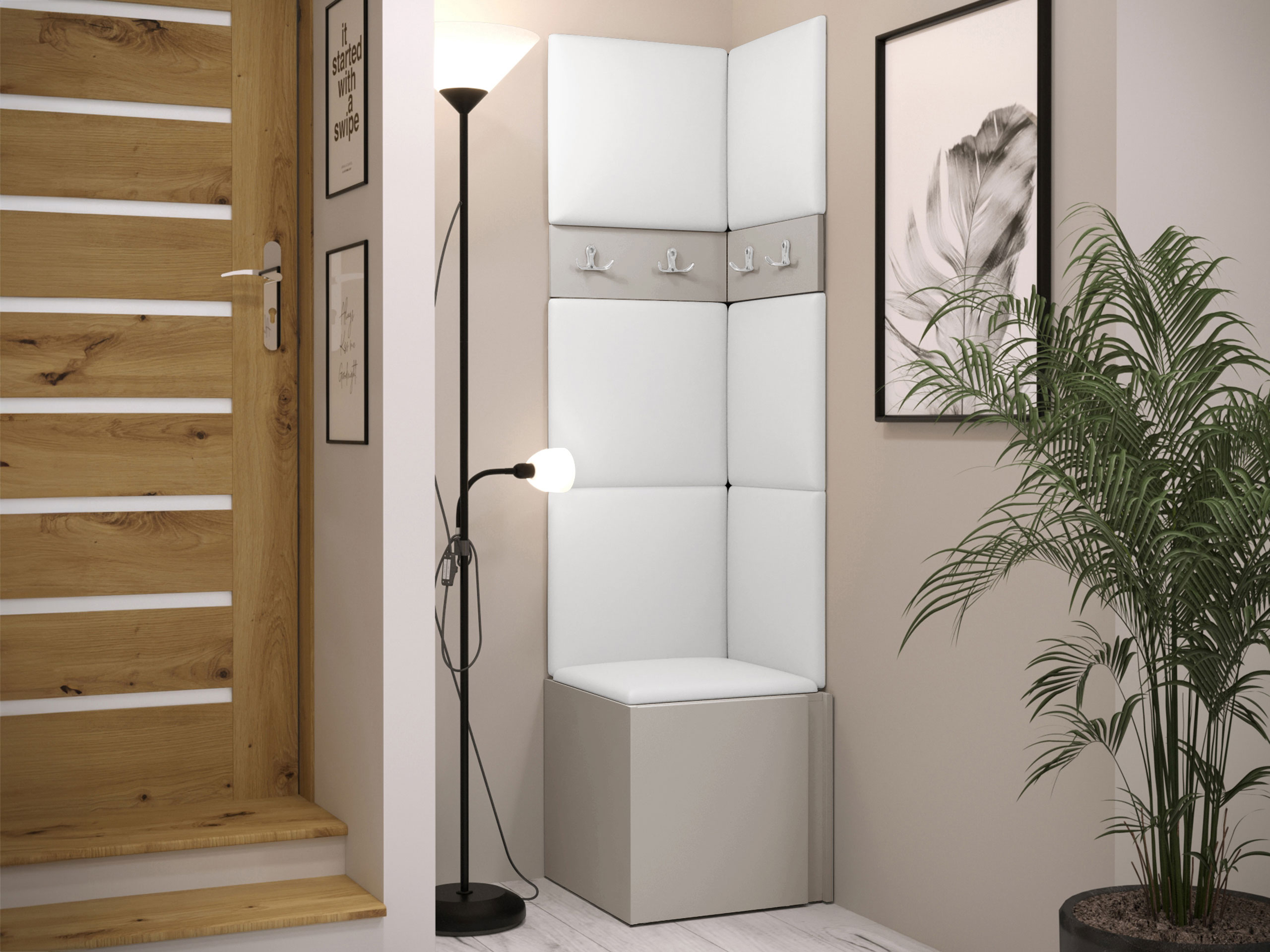 Hallway set Pinis XXI (Eco-leather Soft 017)