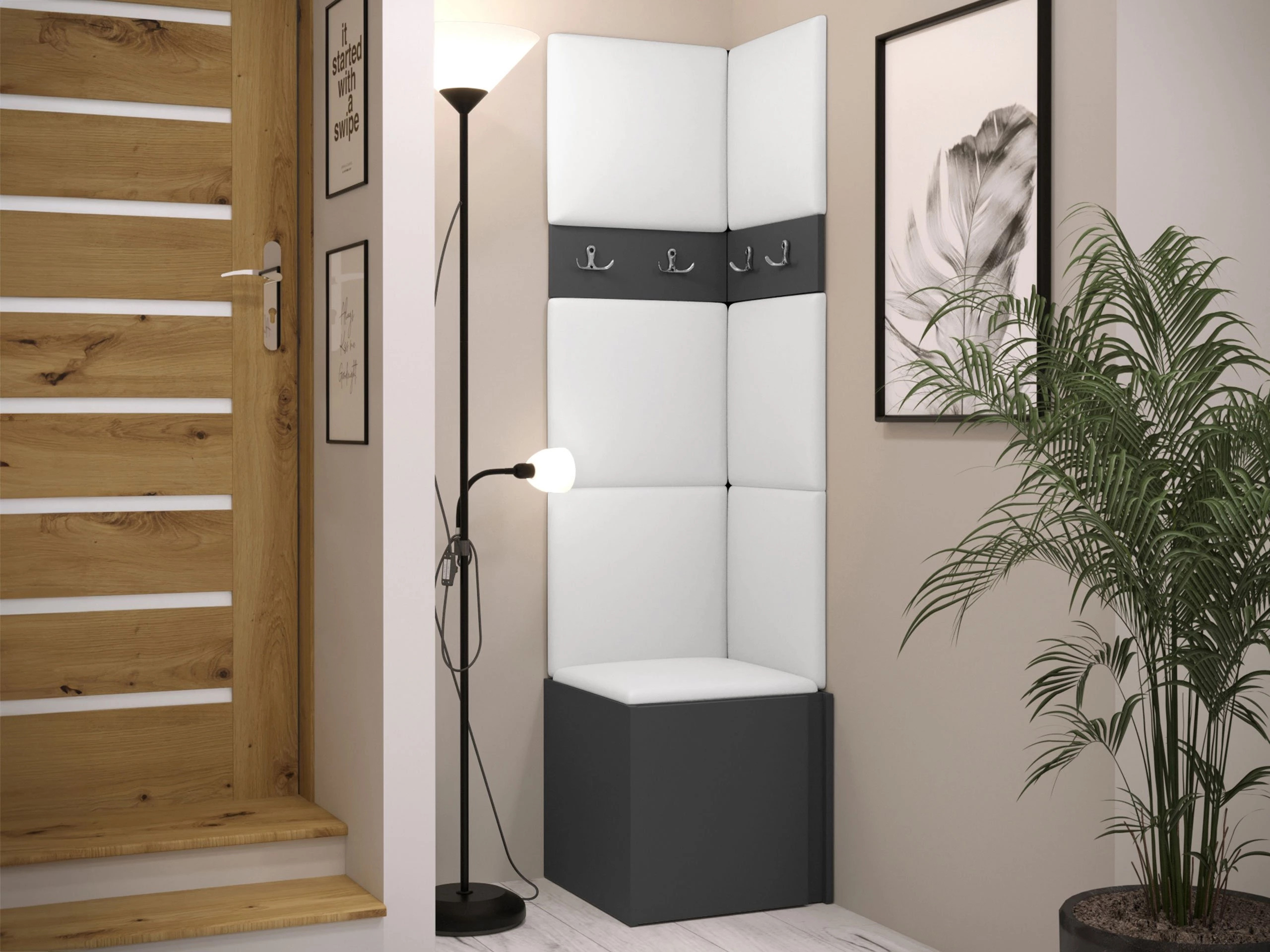 Hallway set Pinis XXI (Eco-leather Soft 017)
