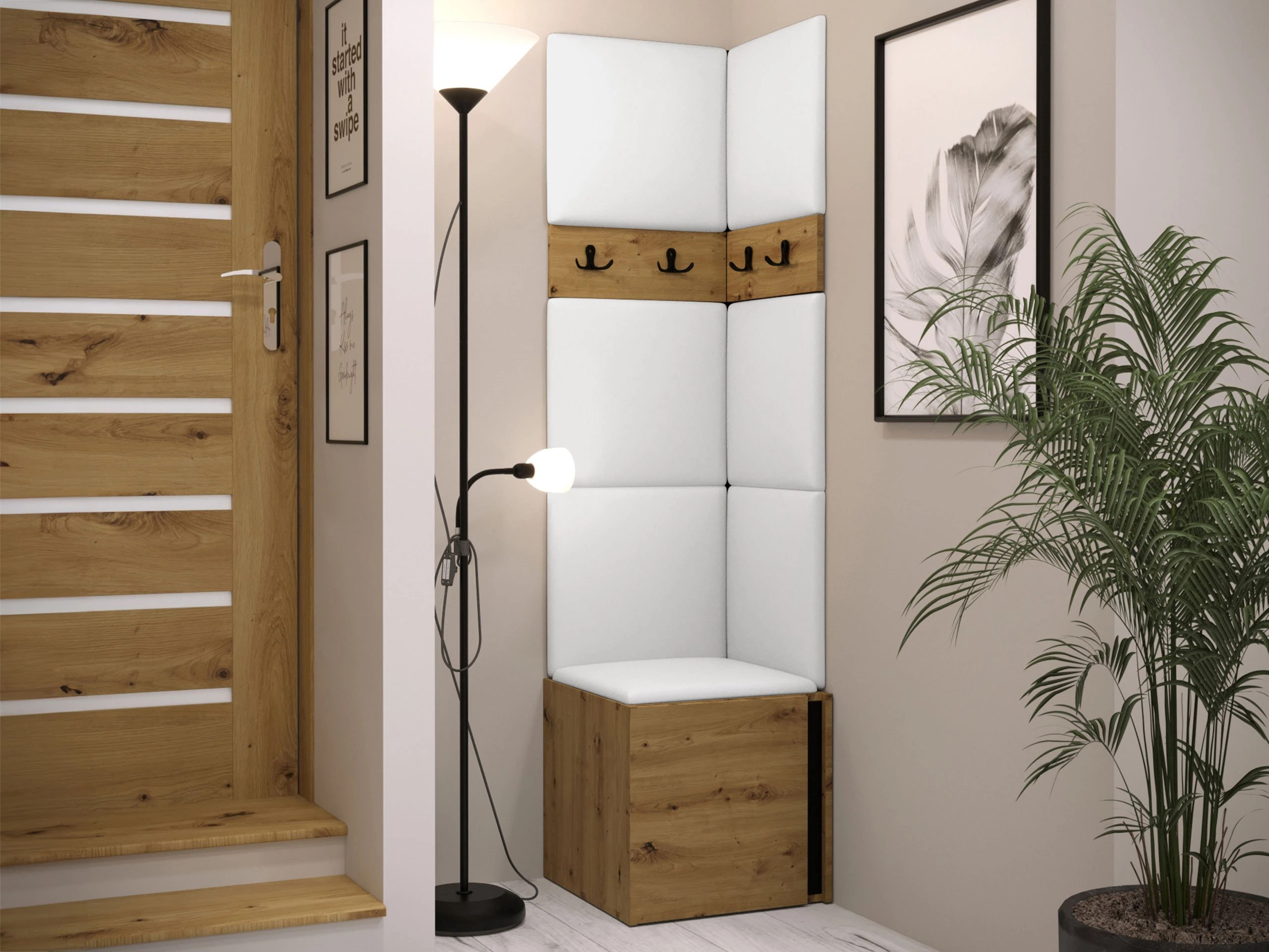 Hallway set Pinis XXI (Eco-leather Soft 017)