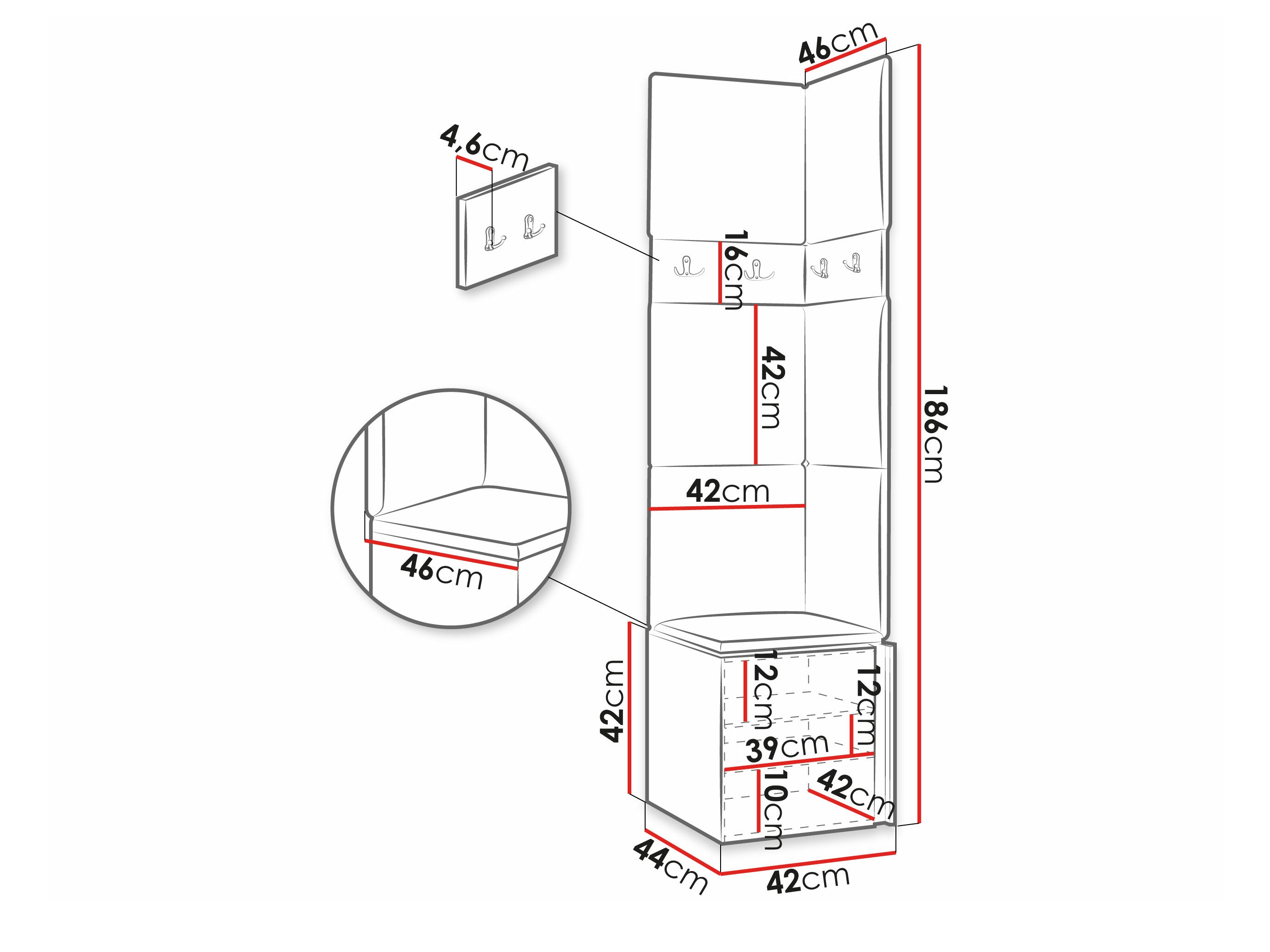 Hallway set Pinis XXI (Polo 894)