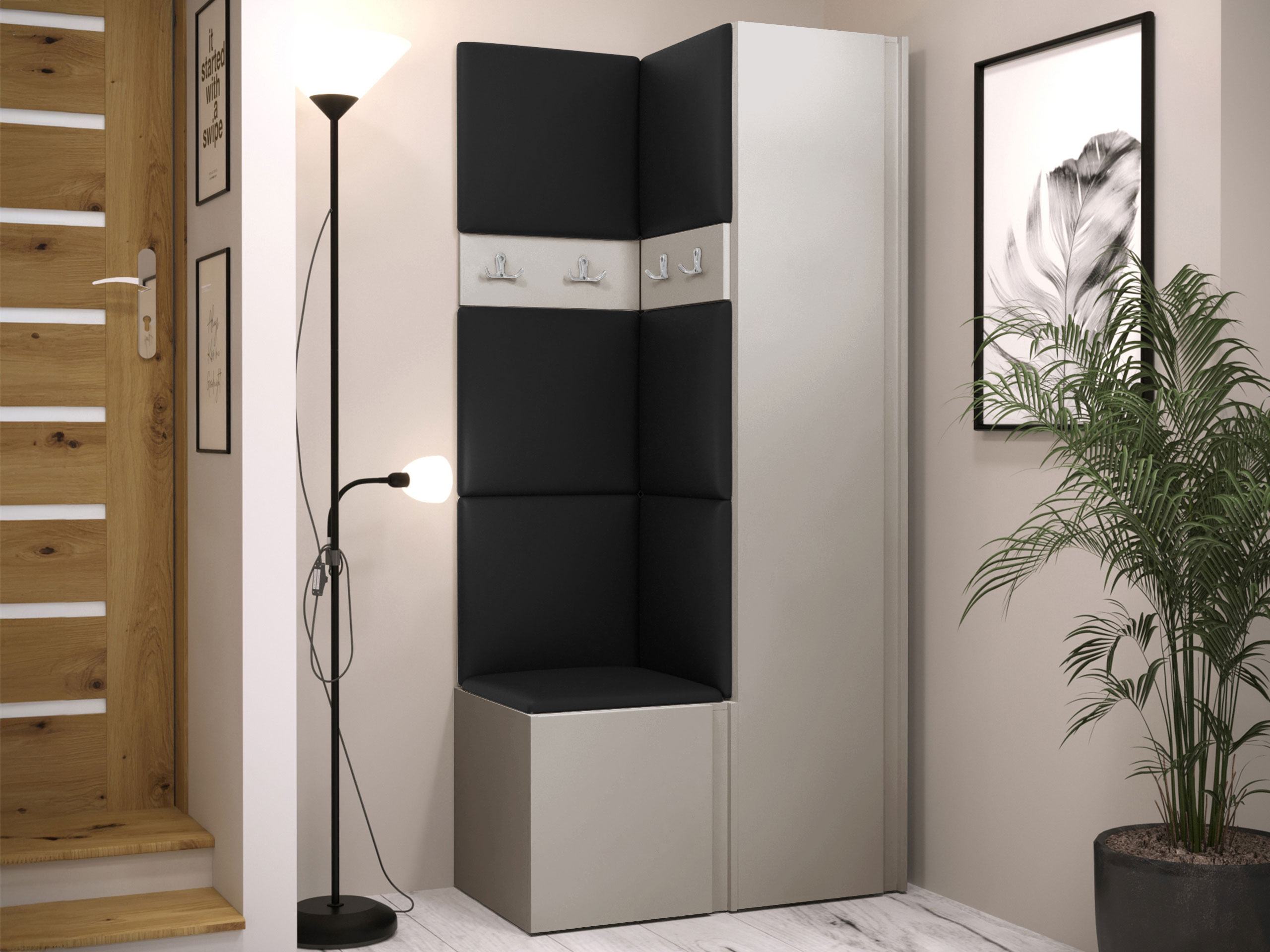 Hallway set Pinis XXIV (Eco-leather Soft 011)
