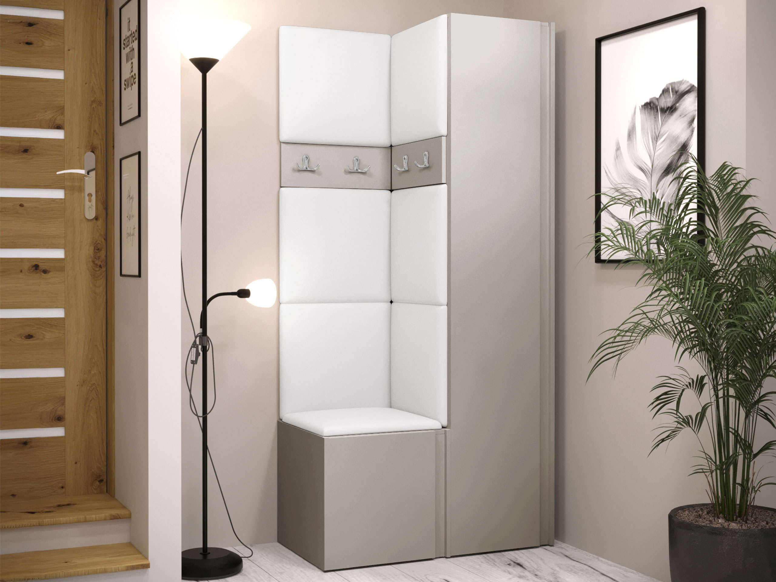 Hallway set Pinis XXIV (Eco-leather Soft 017)