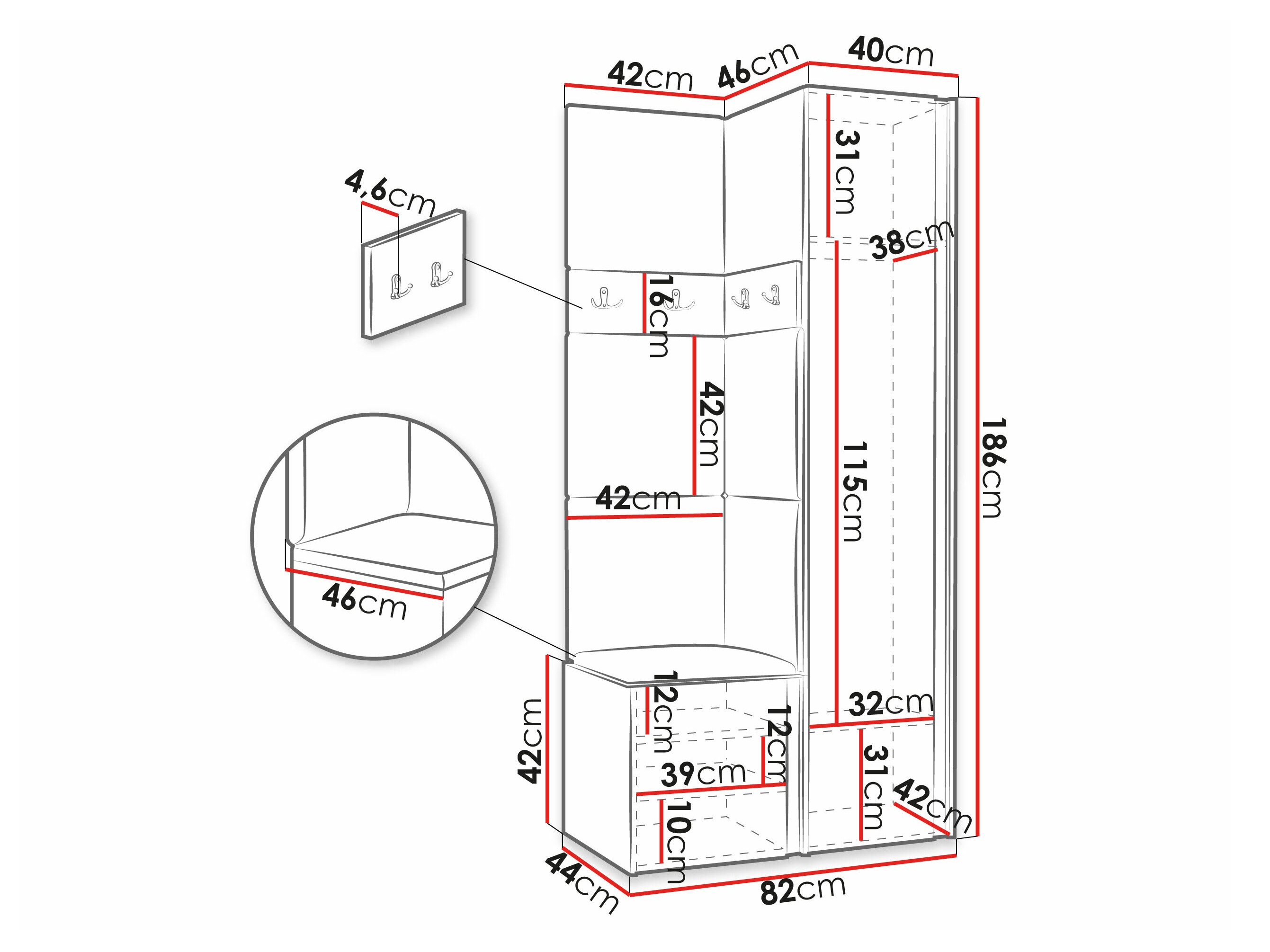 Hallway set Pinis XXIV (Polo 894)