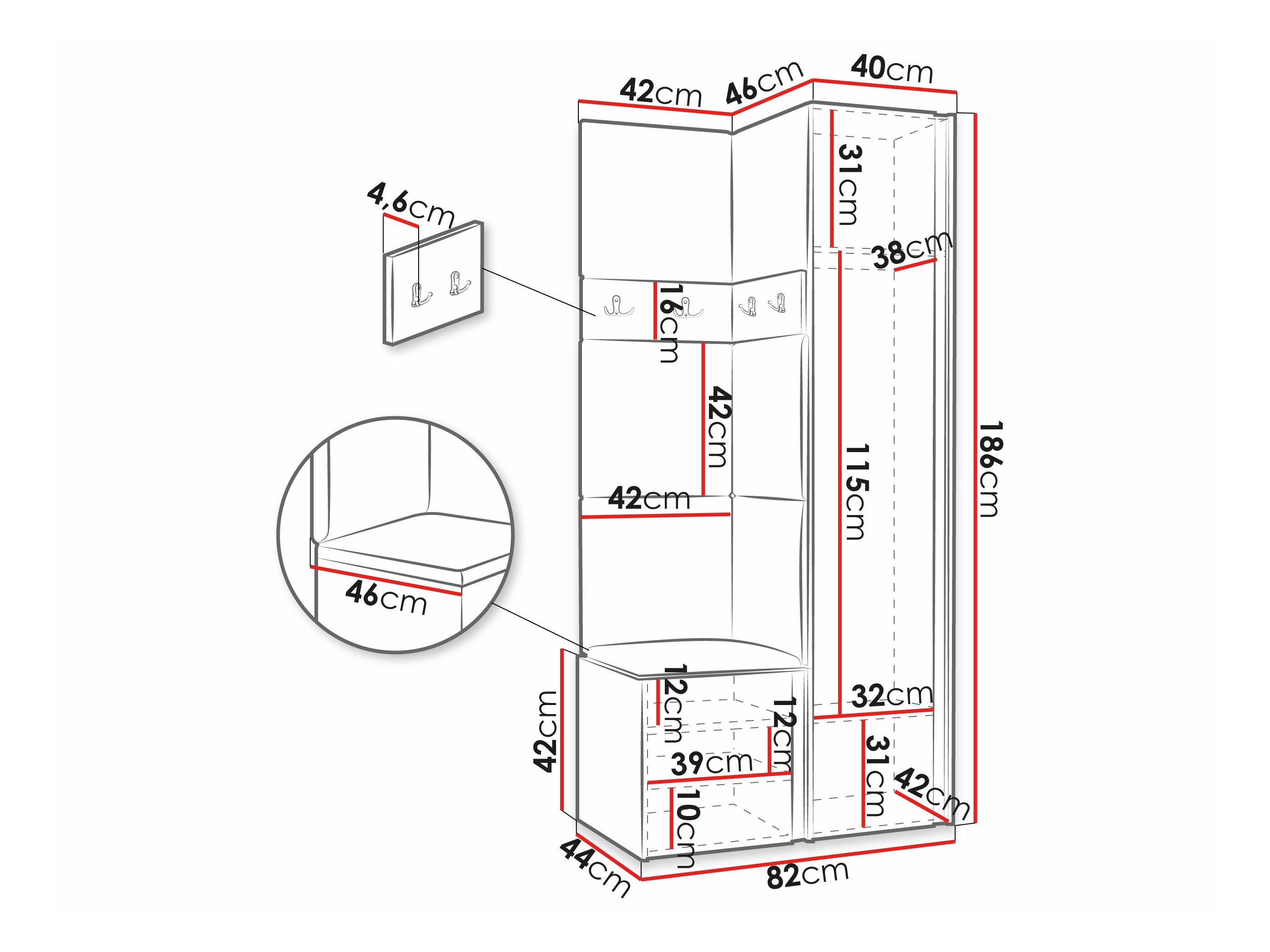 Hallway set Pinis XXIV (Polo 897)