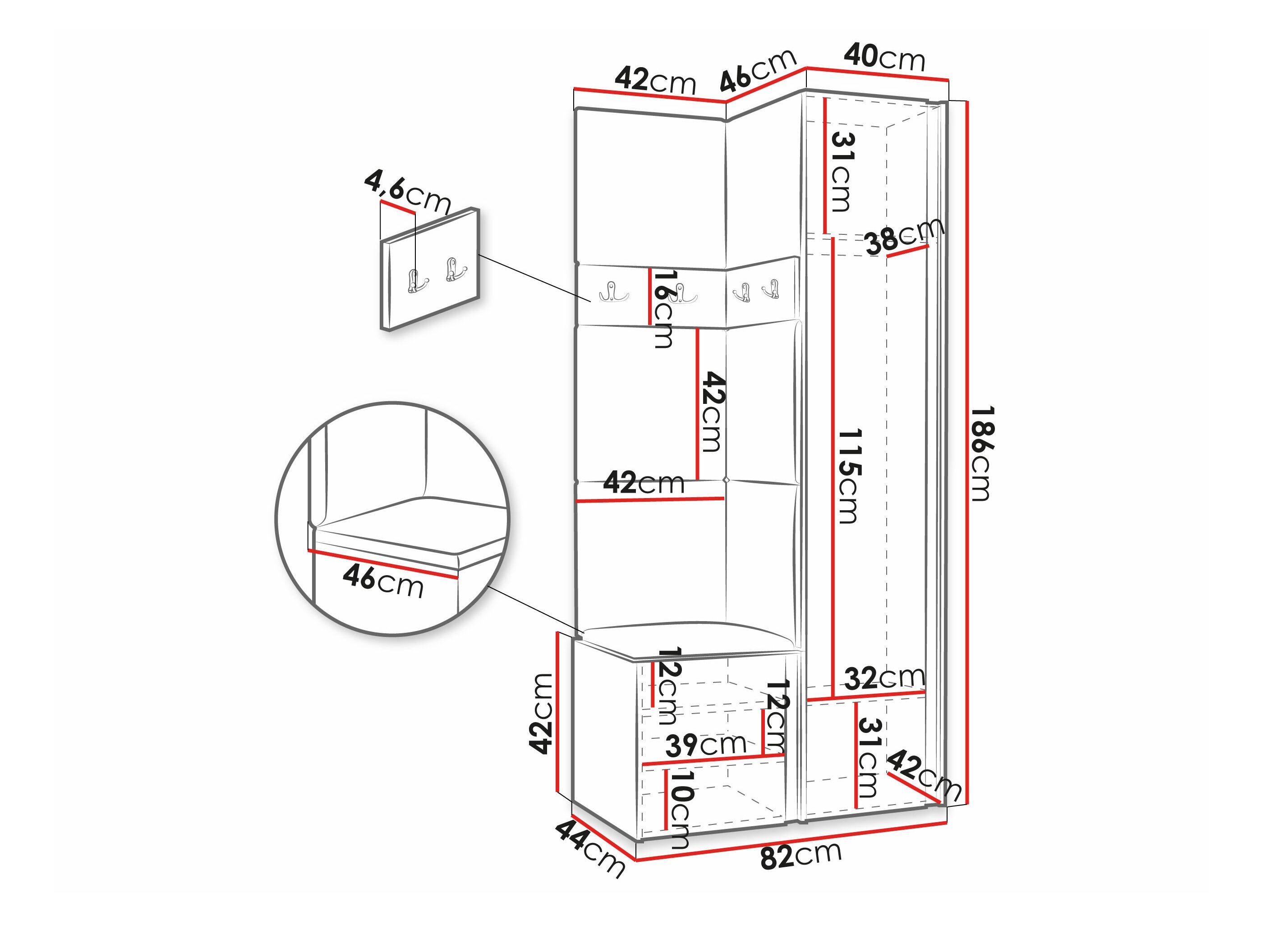 Hallway set Pinis XXV (Polo 894)