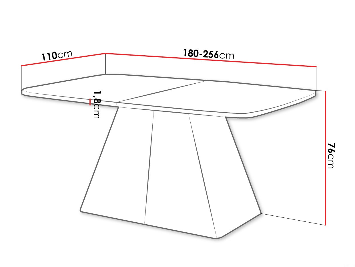 Table Oswego 169 (White marble)