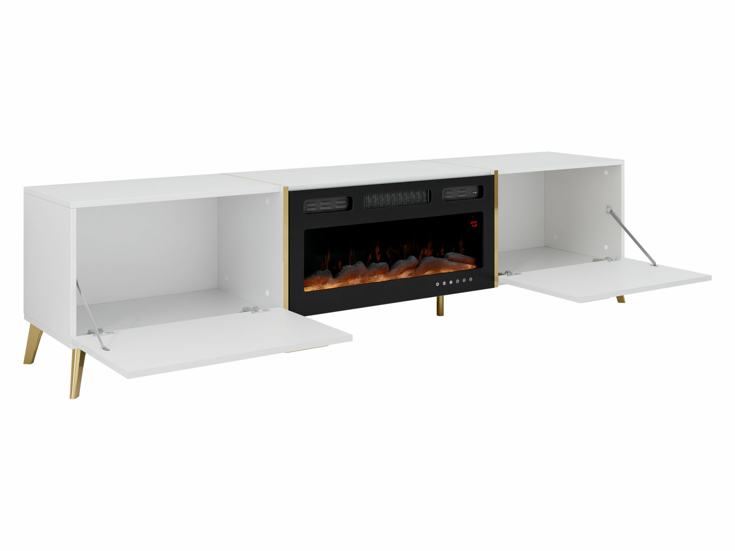 TV stand Comfivo Capella III (White + Glossy white)