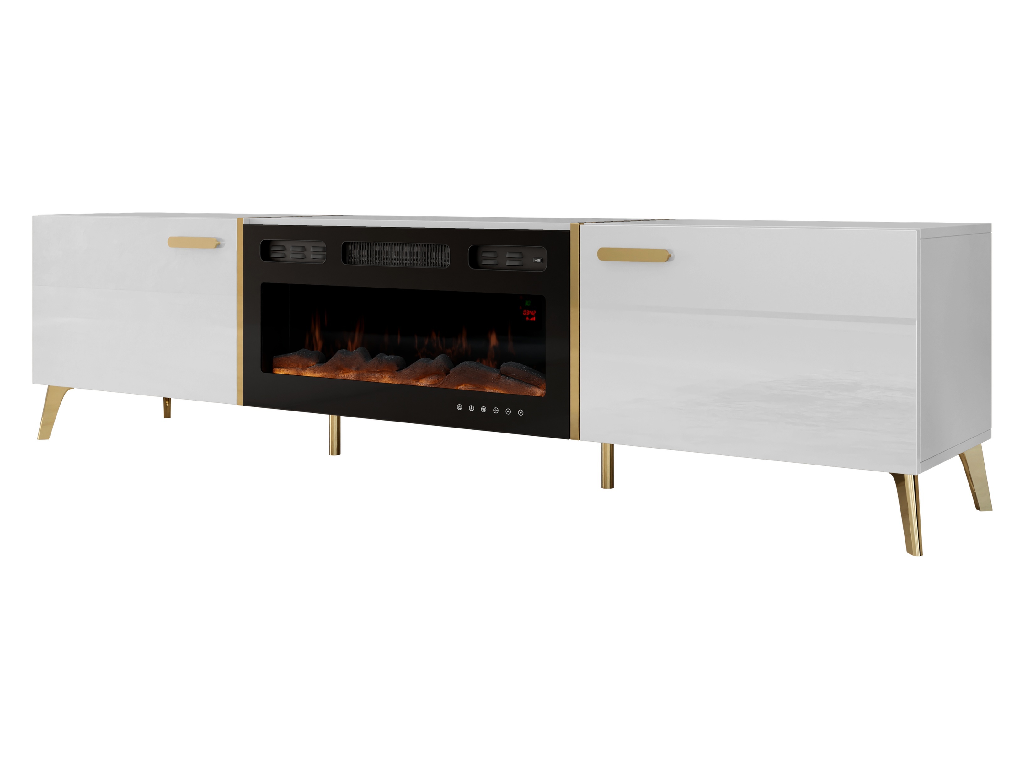 TV stand Comfivo Capella III (White + Glossy white)
