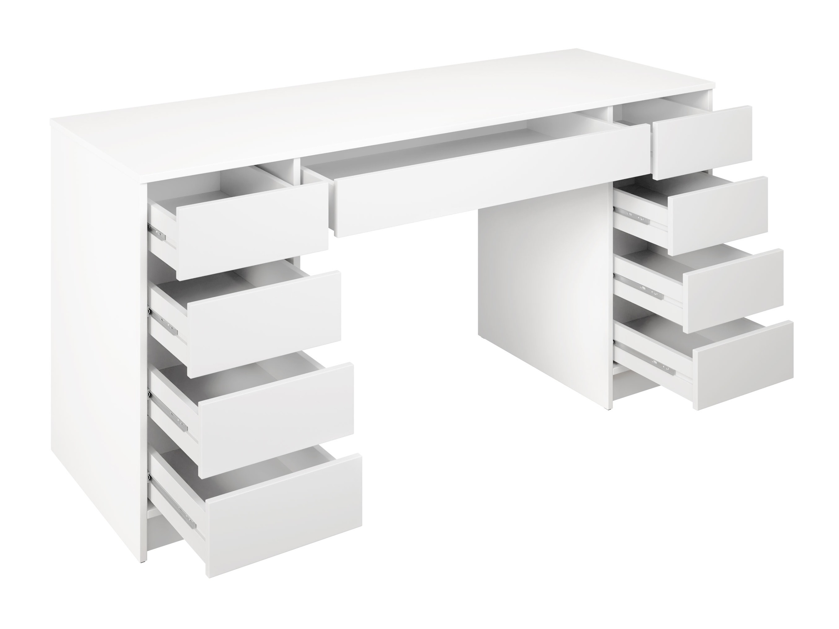 Desk Comfivo Terros II (Glossy white + White)