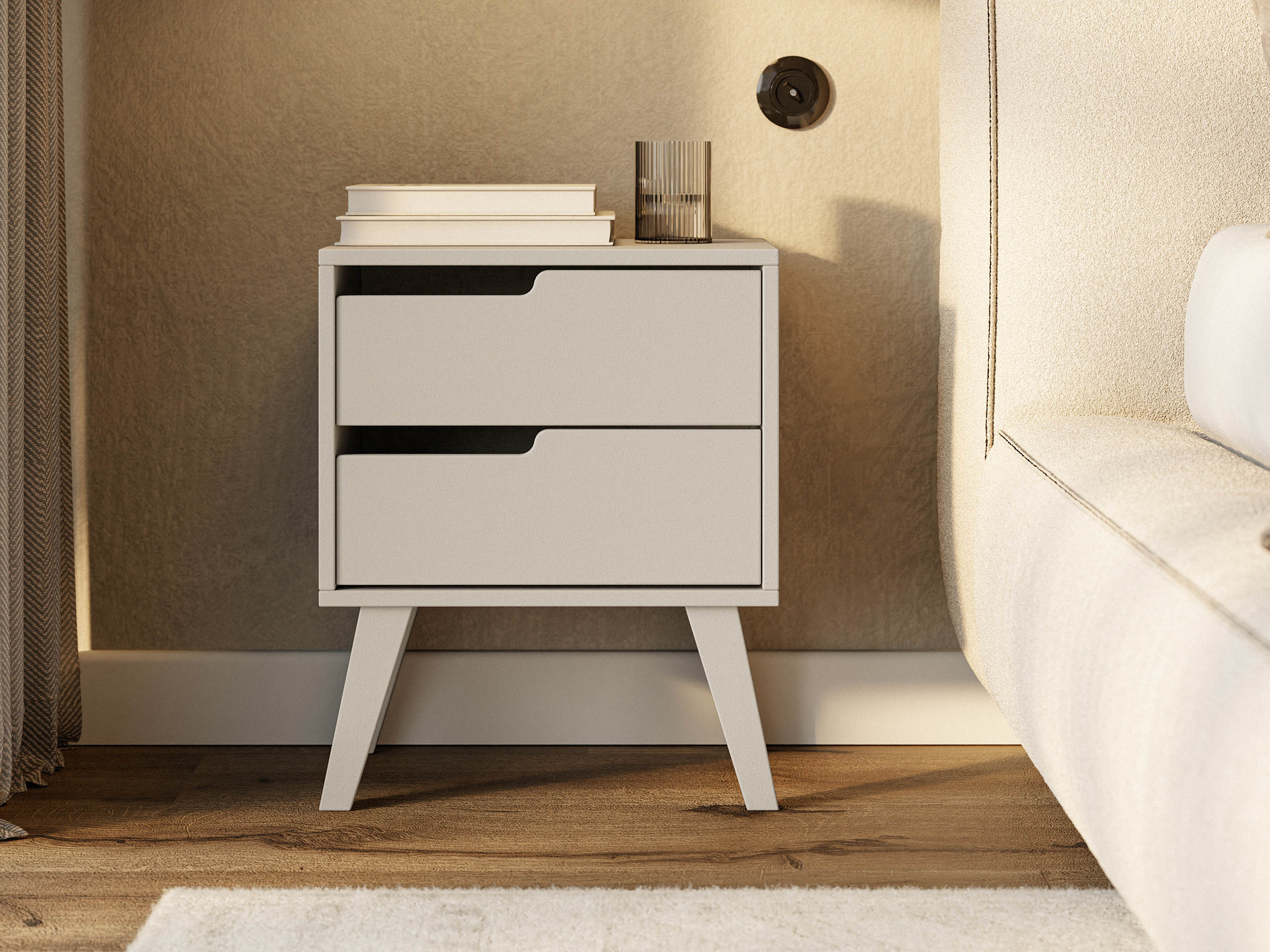 Bedside table Otis (Cashmere)