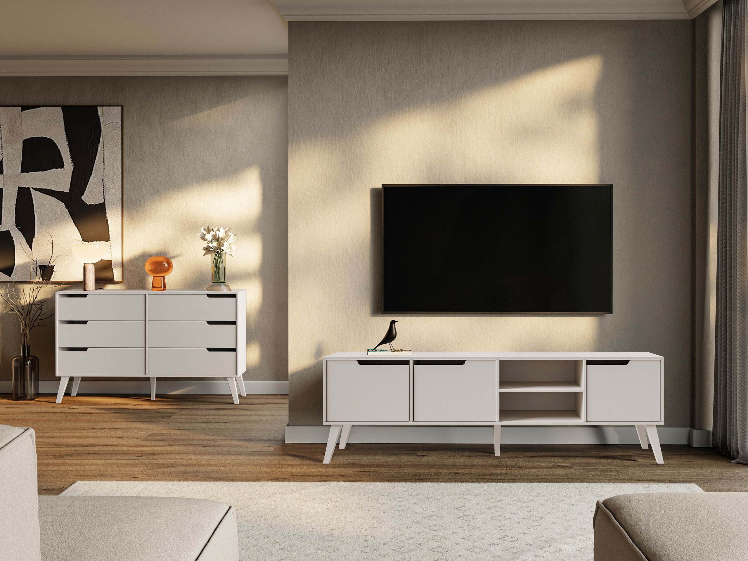 Living room set Otis I (Cashmere)