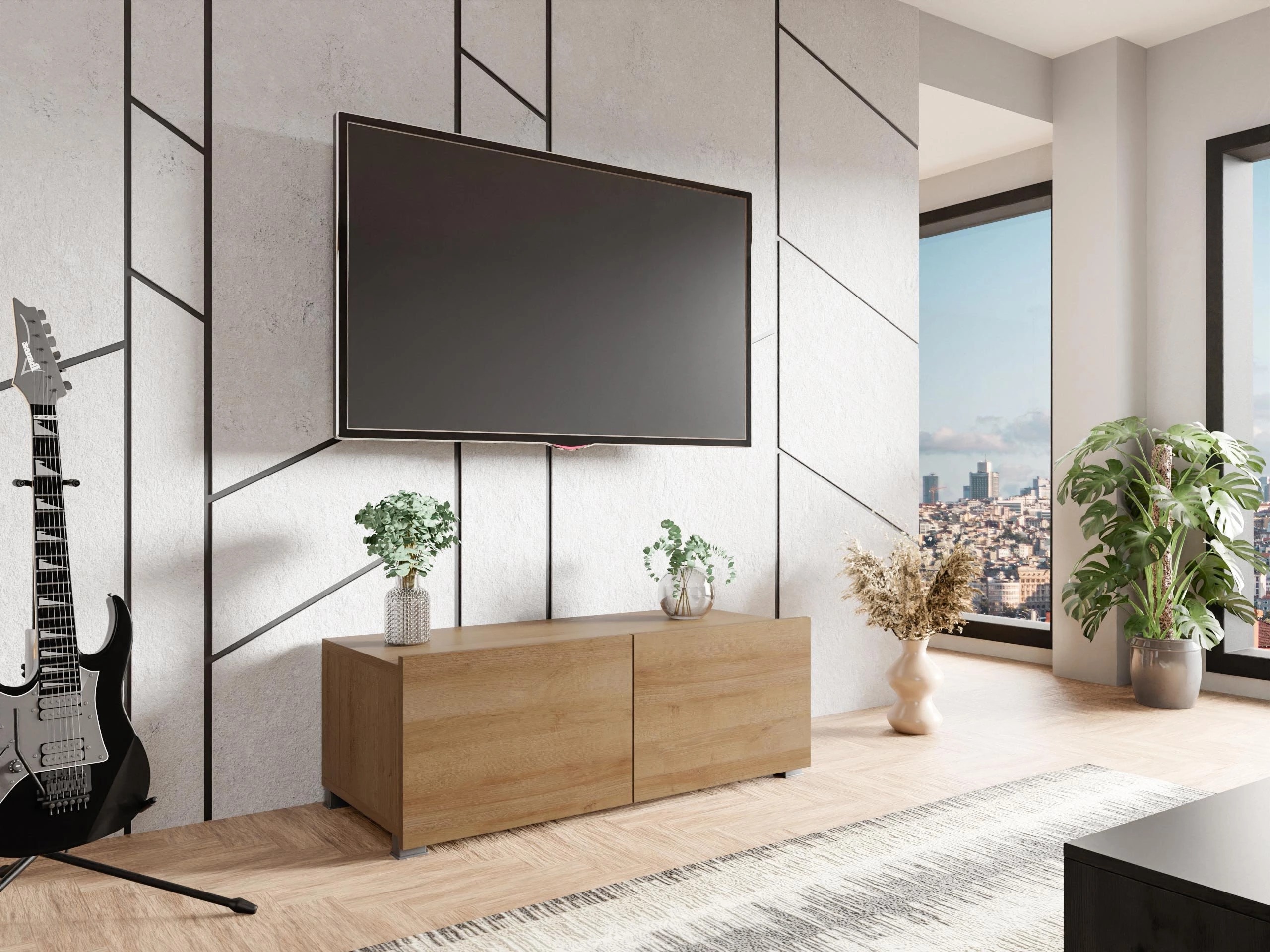 TV stand Remus I (Golden oak)