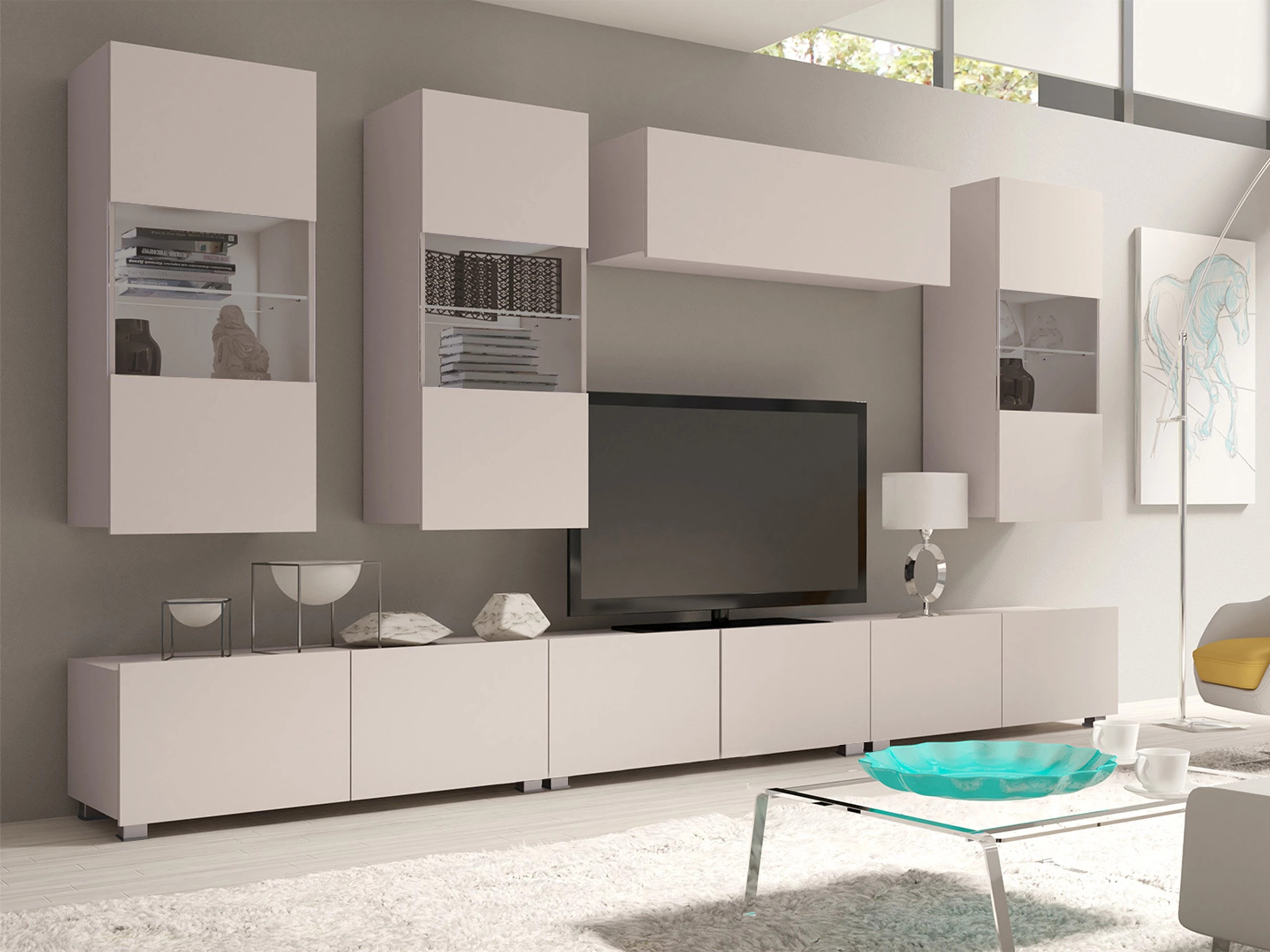 Wall cabinet Remus I (Cashmere)