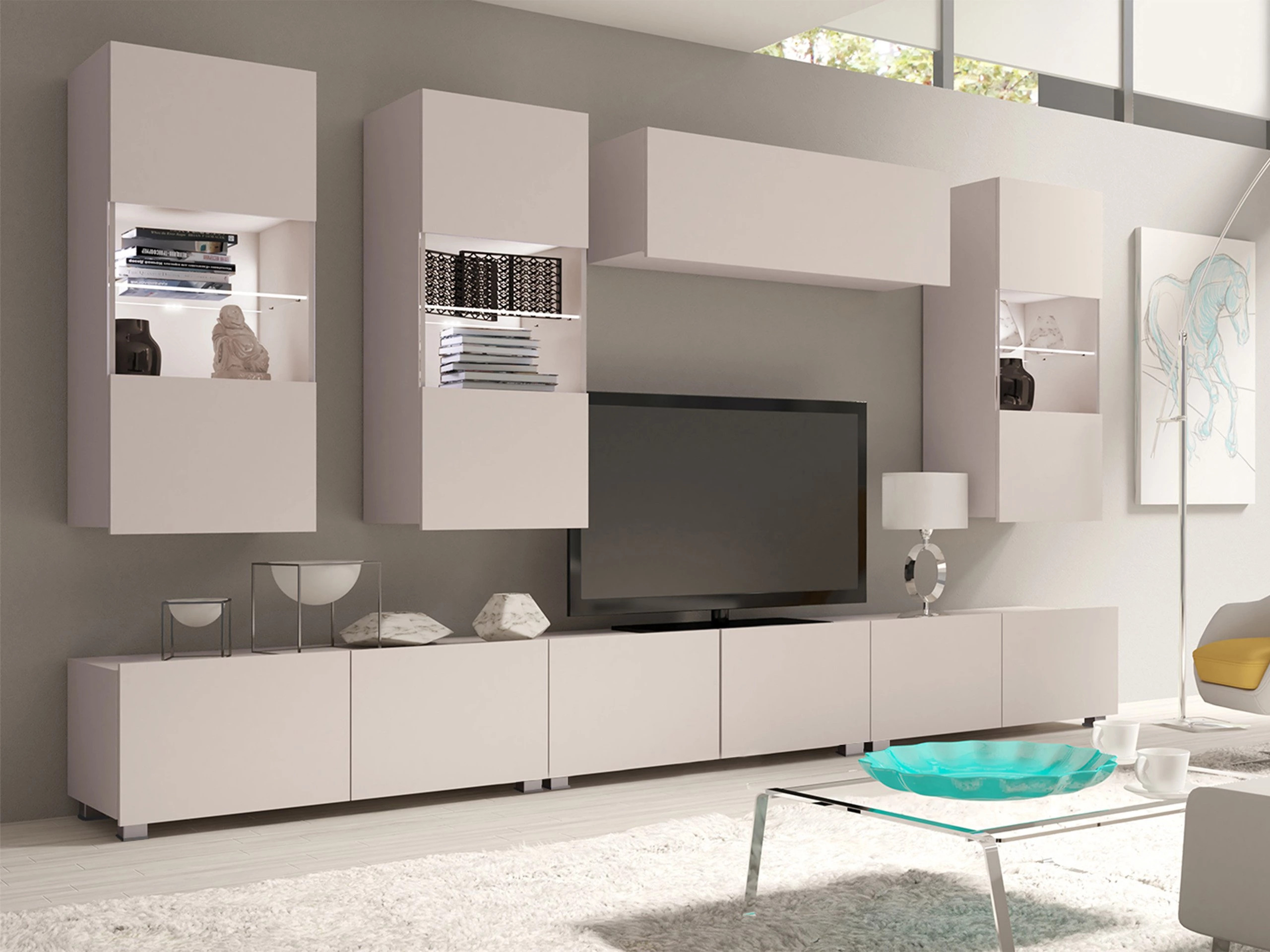 Wall cabinet Remus I (Cashmere)