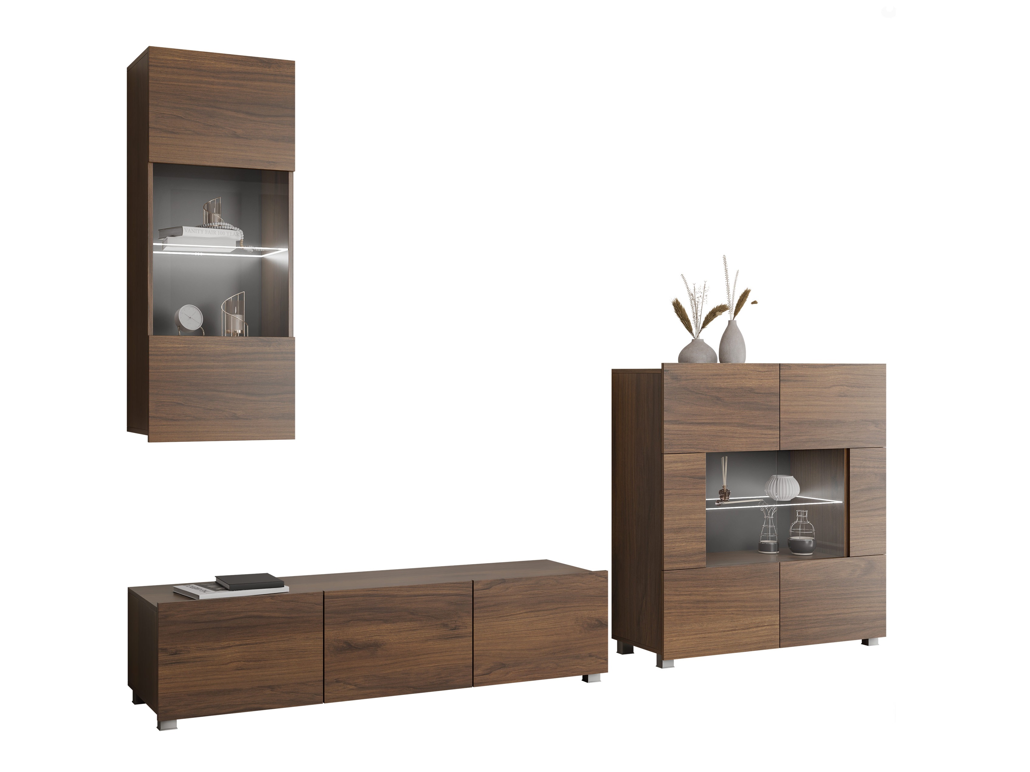 Living room set Remus VII (Walnut)