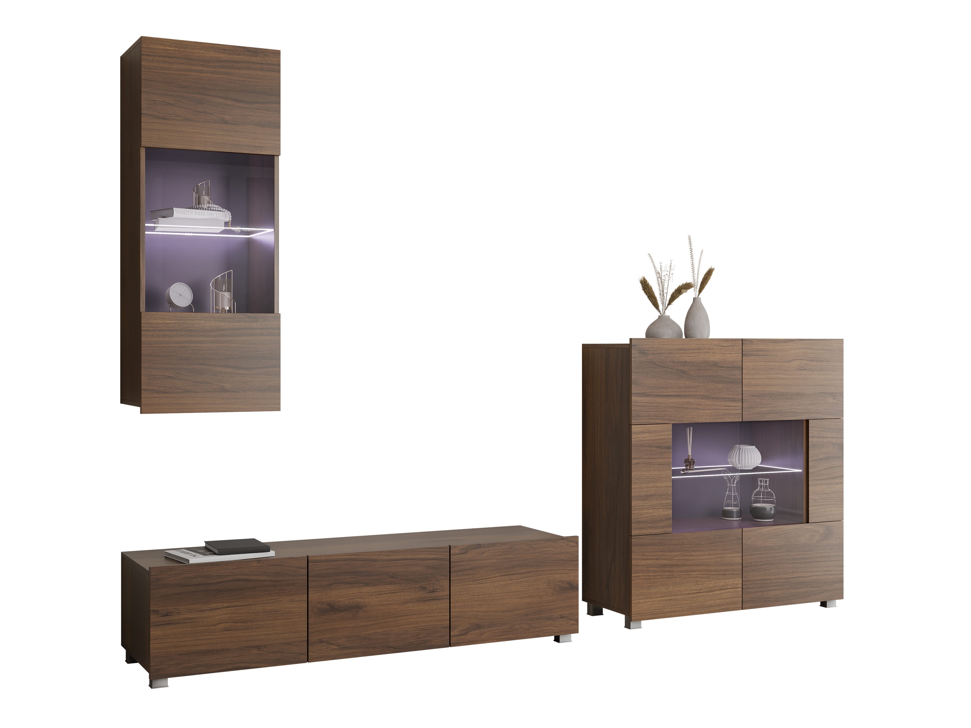 Living room set Remus VII (Walnut)