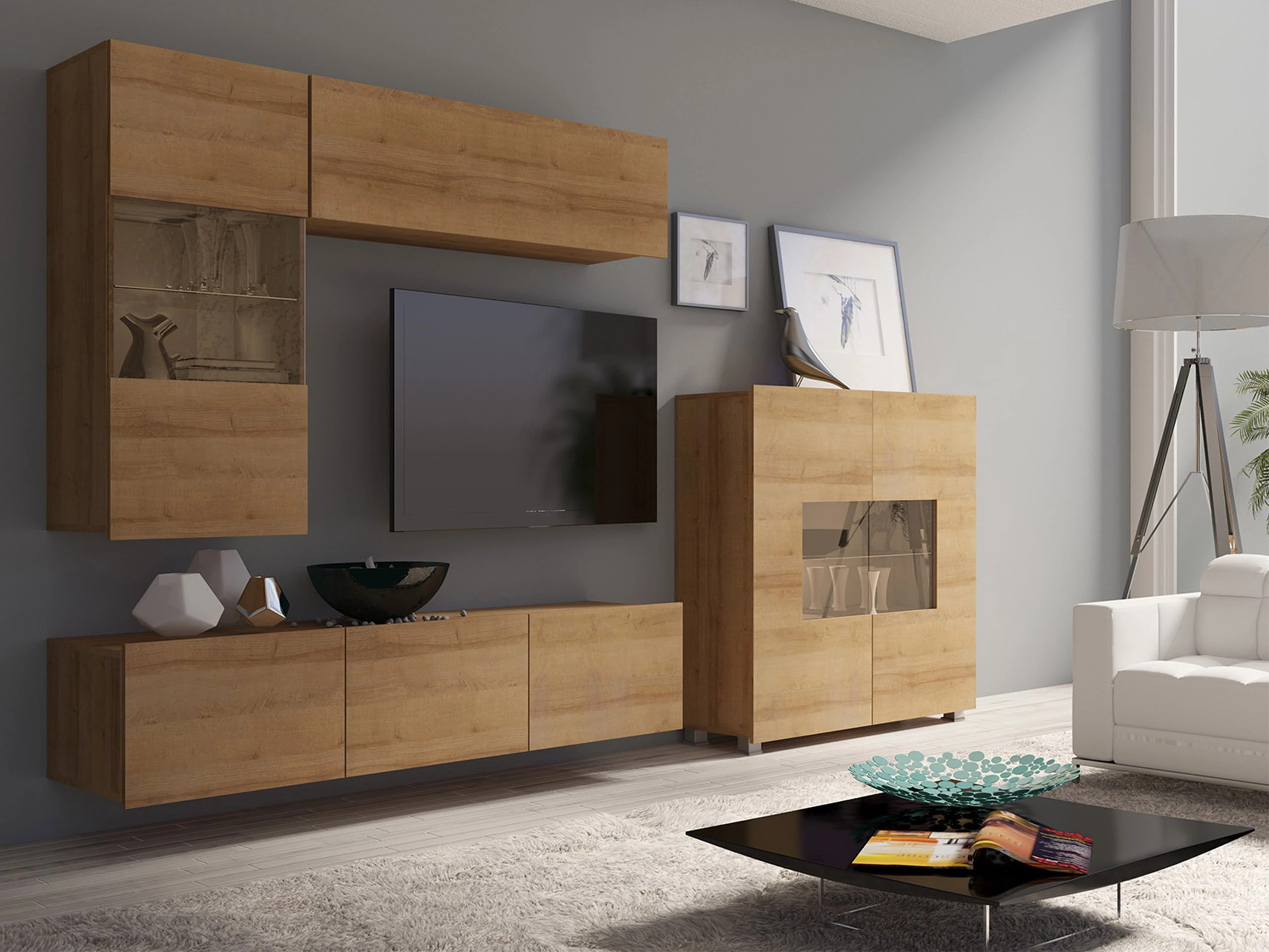 TV stand Remus (Golden oak)