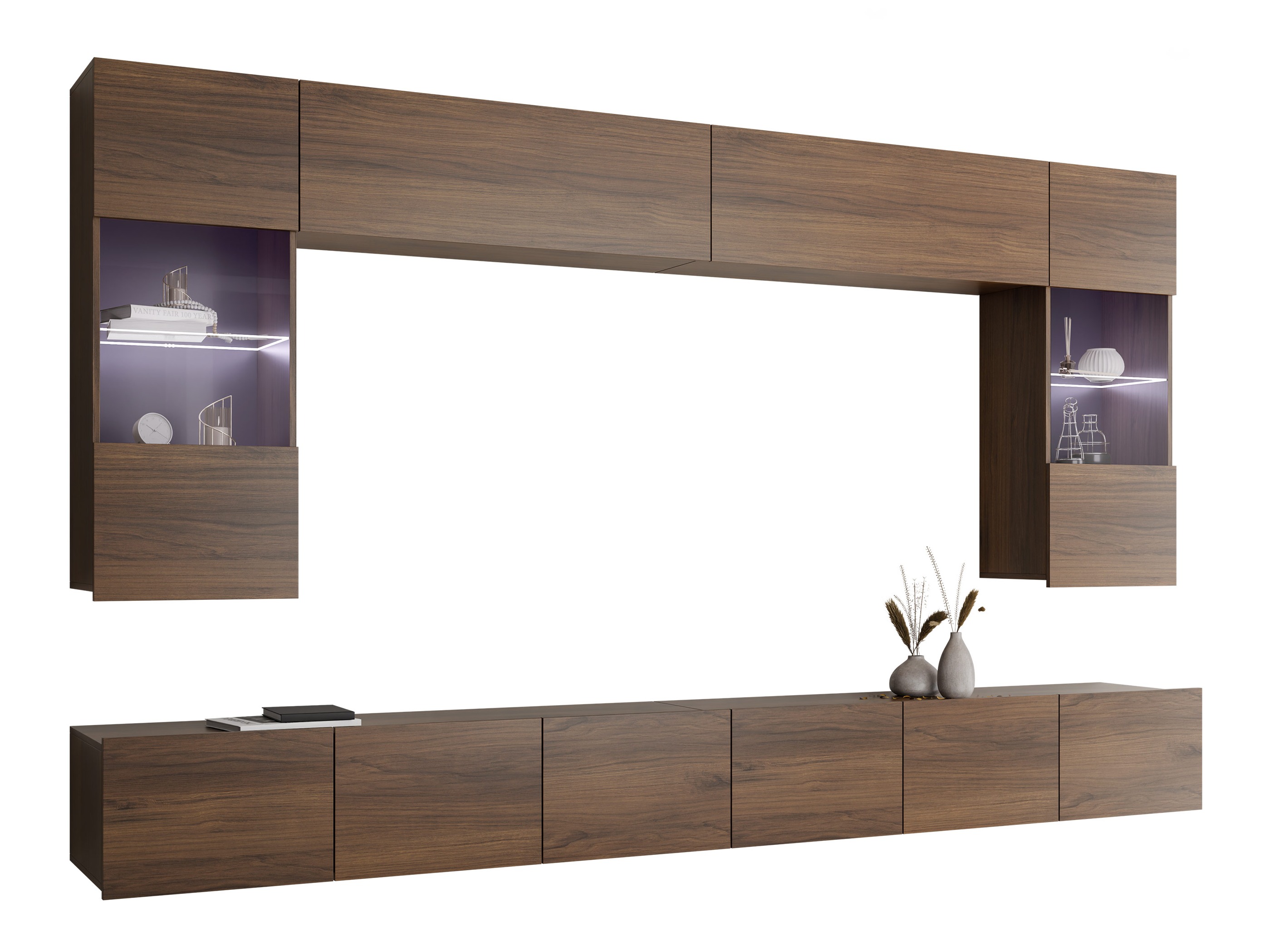 Living room set Remus I (Walnut)