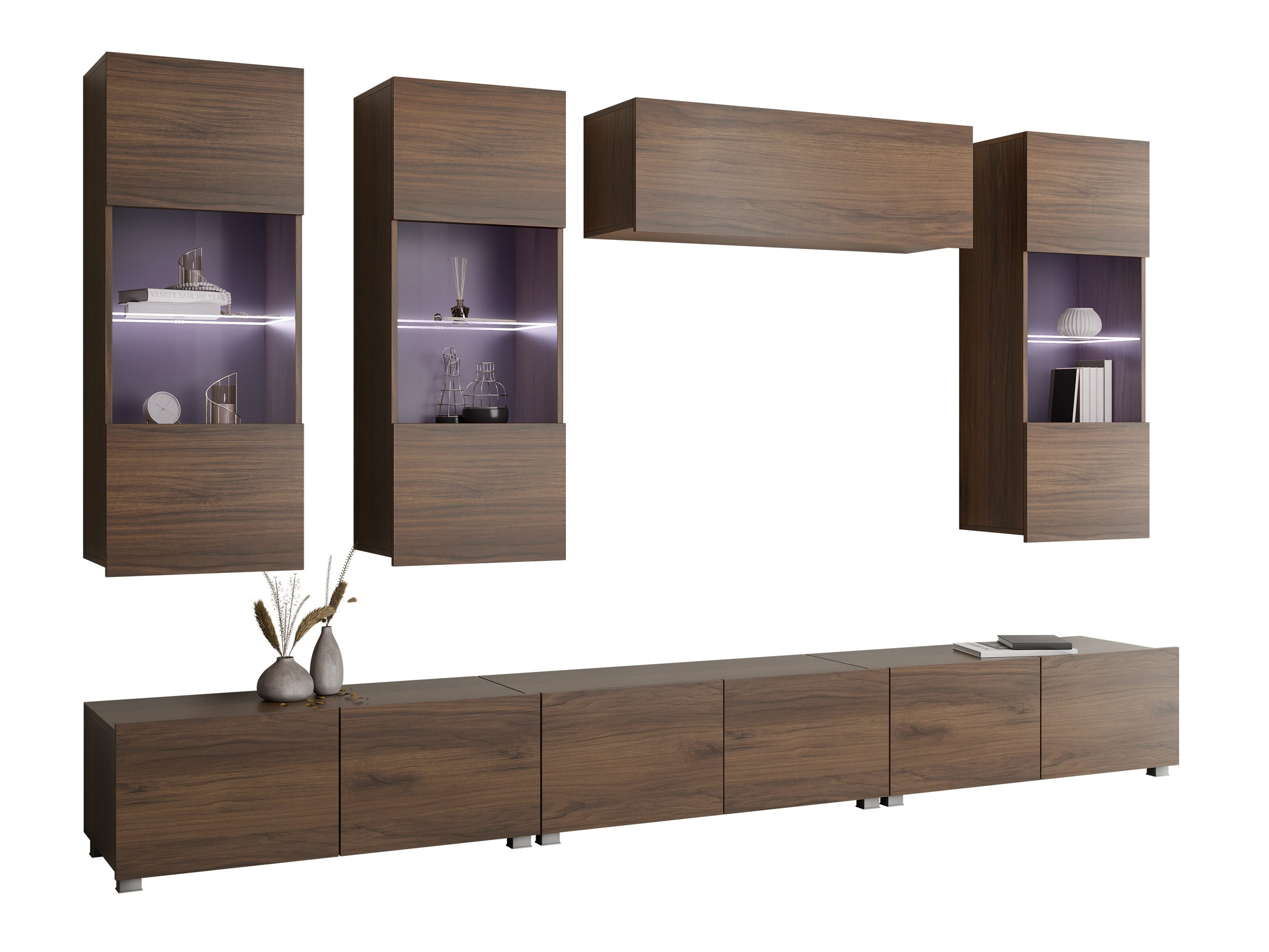 Living room set Remus XI (Walnut)