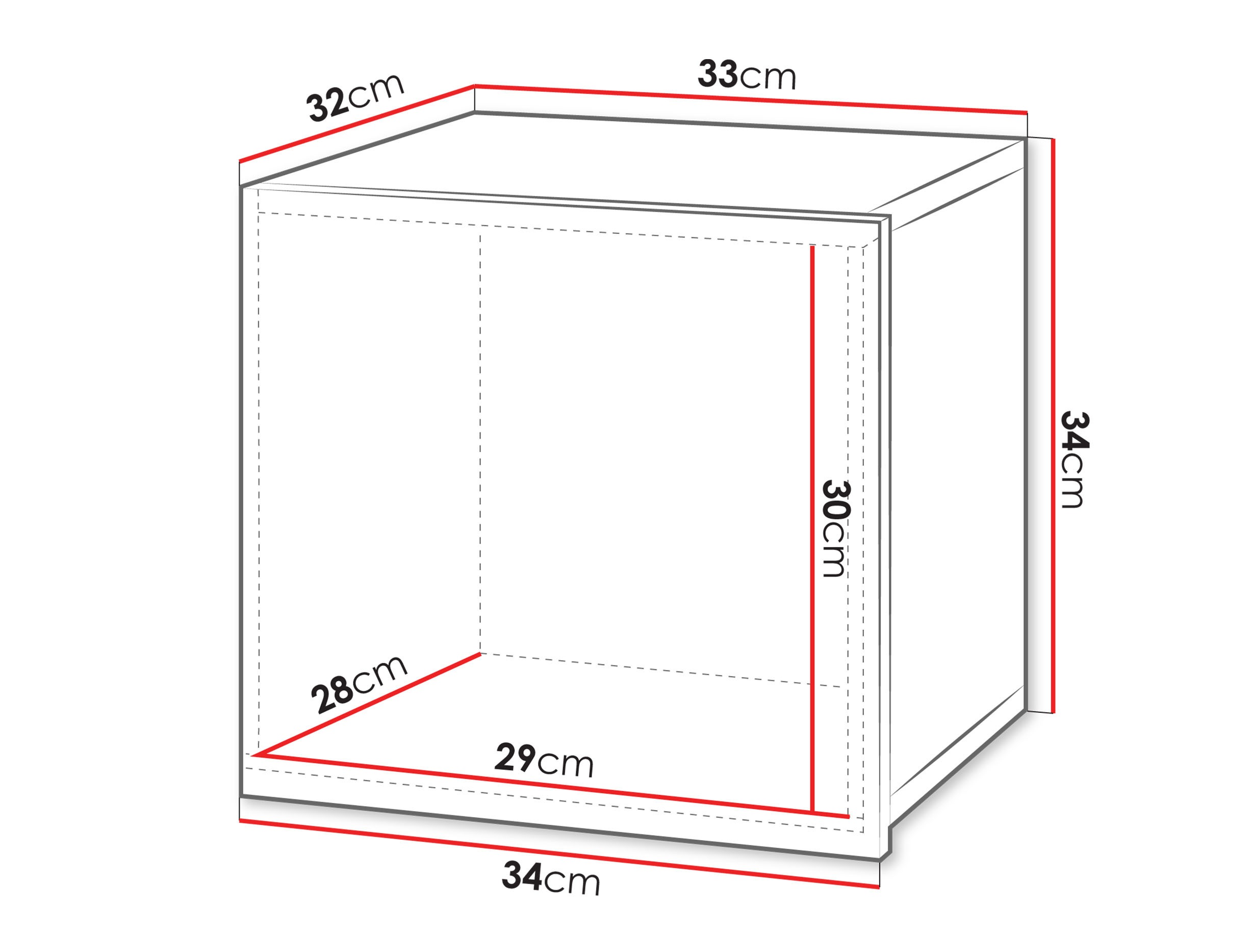 Wall cabinet Remus II (Black + Glossy black)
