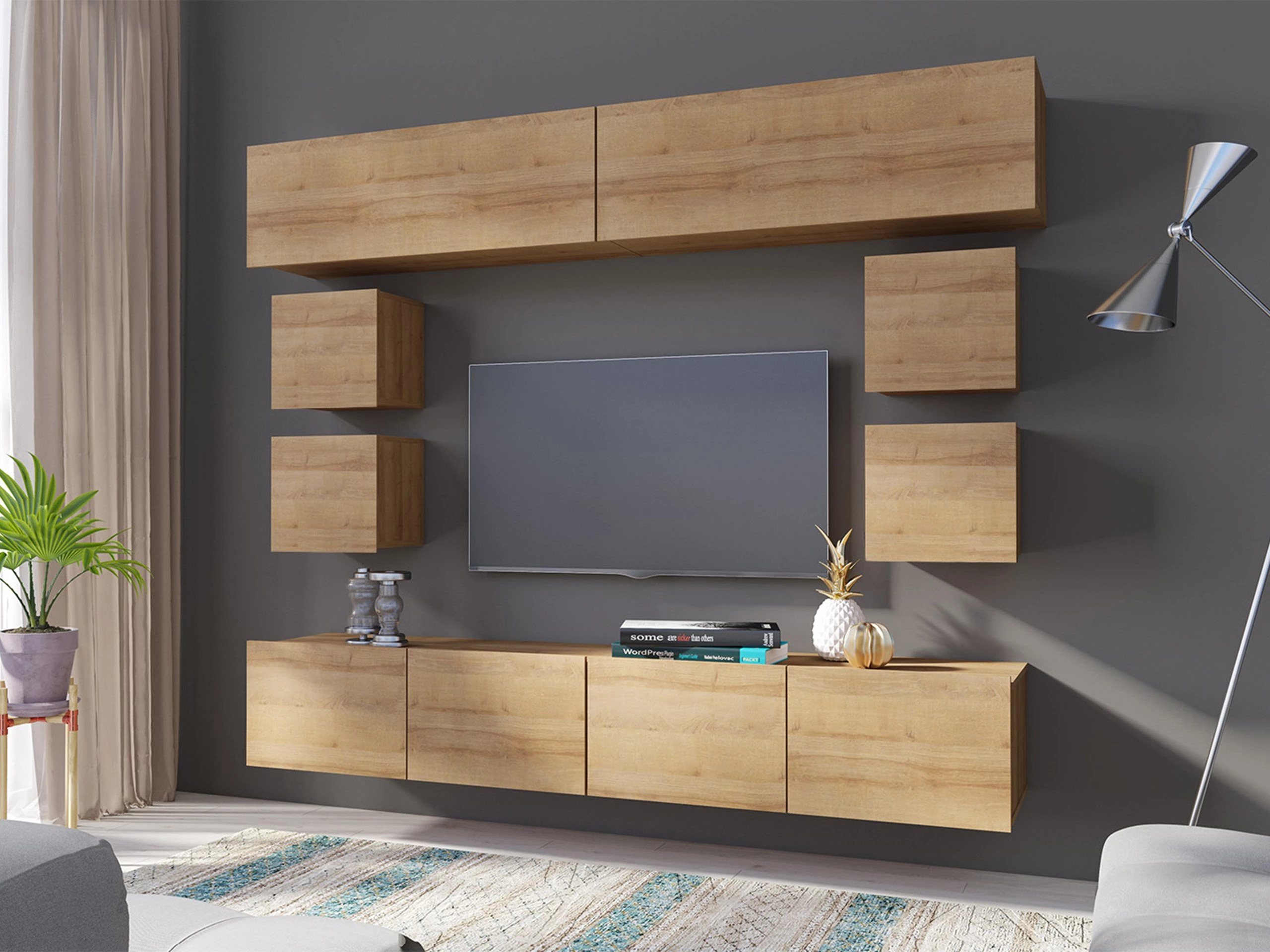 Living room set Remus XVI (Golden oak)