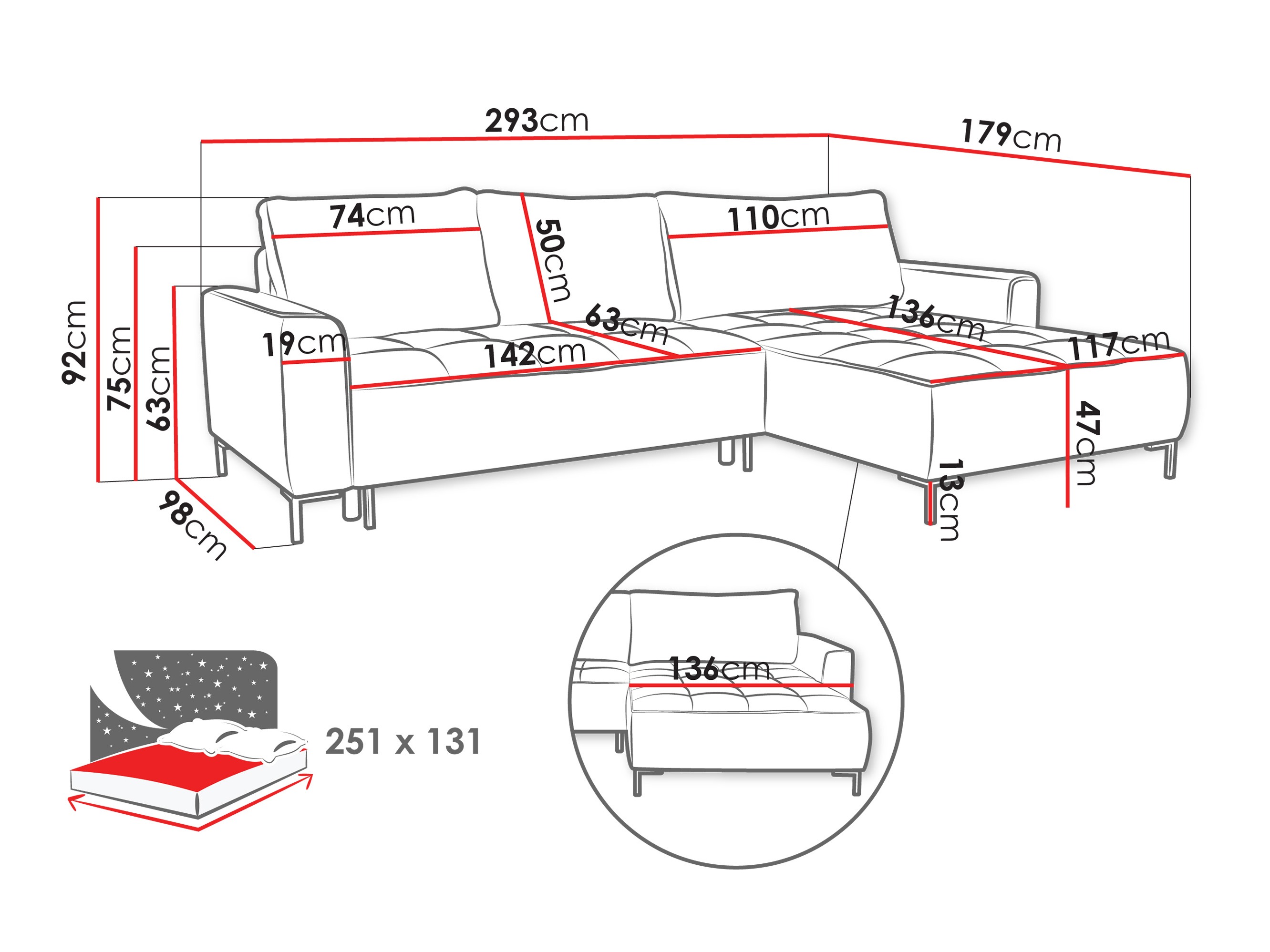Corner sofa TrendyNest Valetio (Genesis 02)