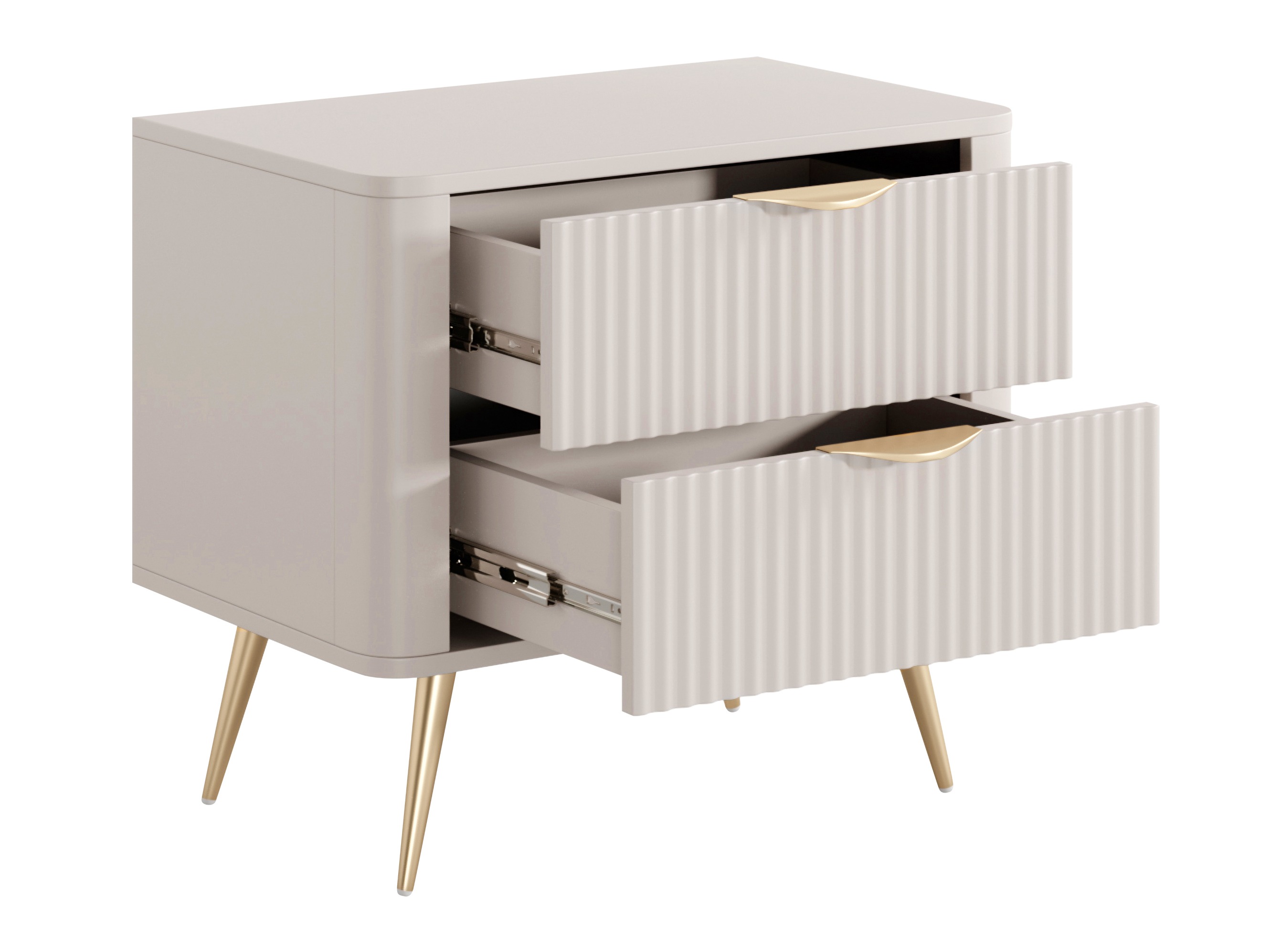 Bedside table Lectum (White)
