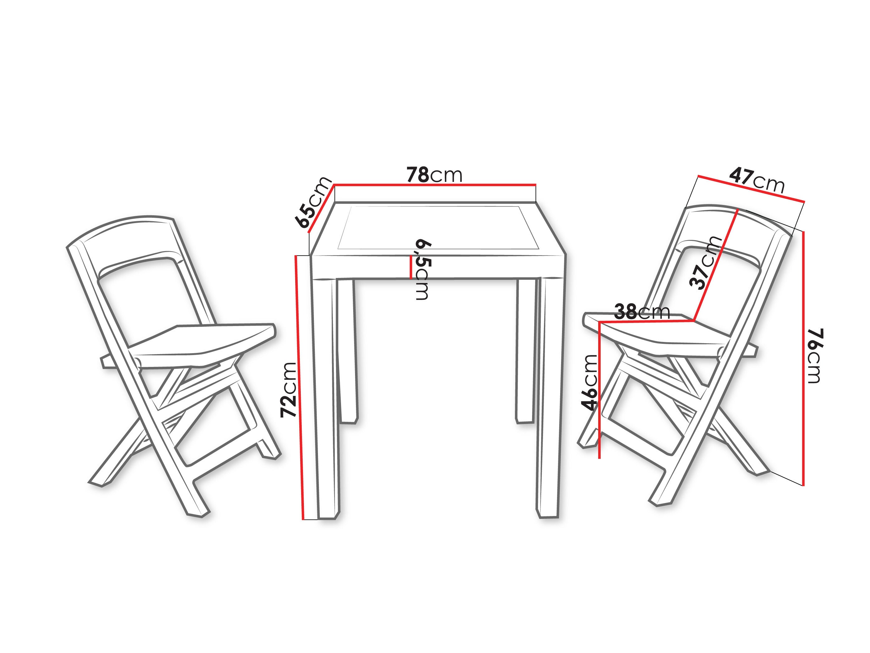 Balcony furniture set Betulal