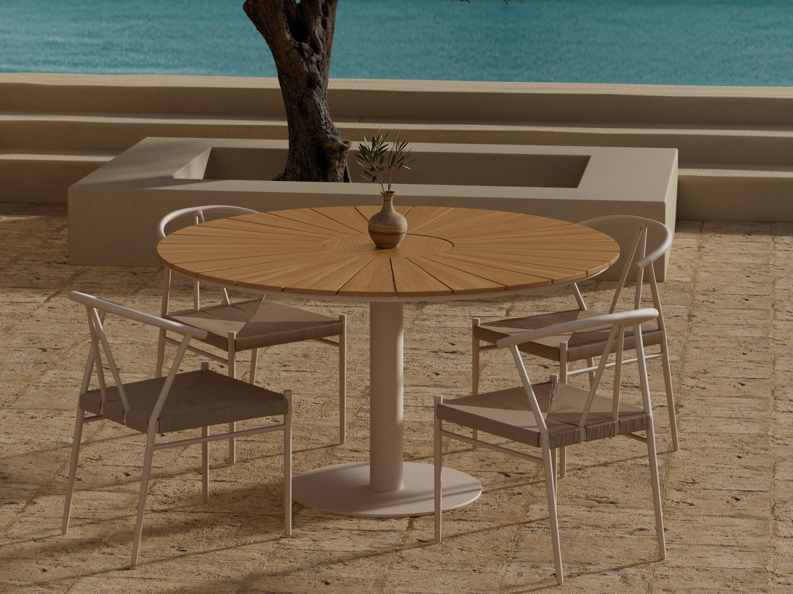 Table and chairs set Dallas 5167