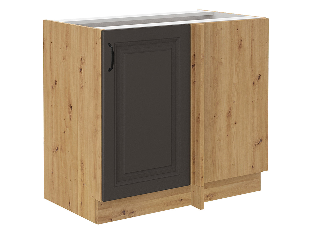 Modular cabinet with doors Retro Grey 100